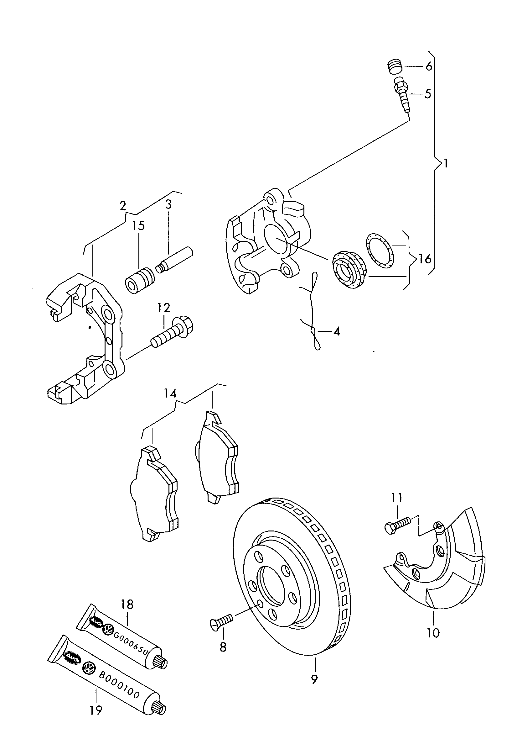 Skoda 8N0 615 301 A - Əyləc Diski furqanavto.az