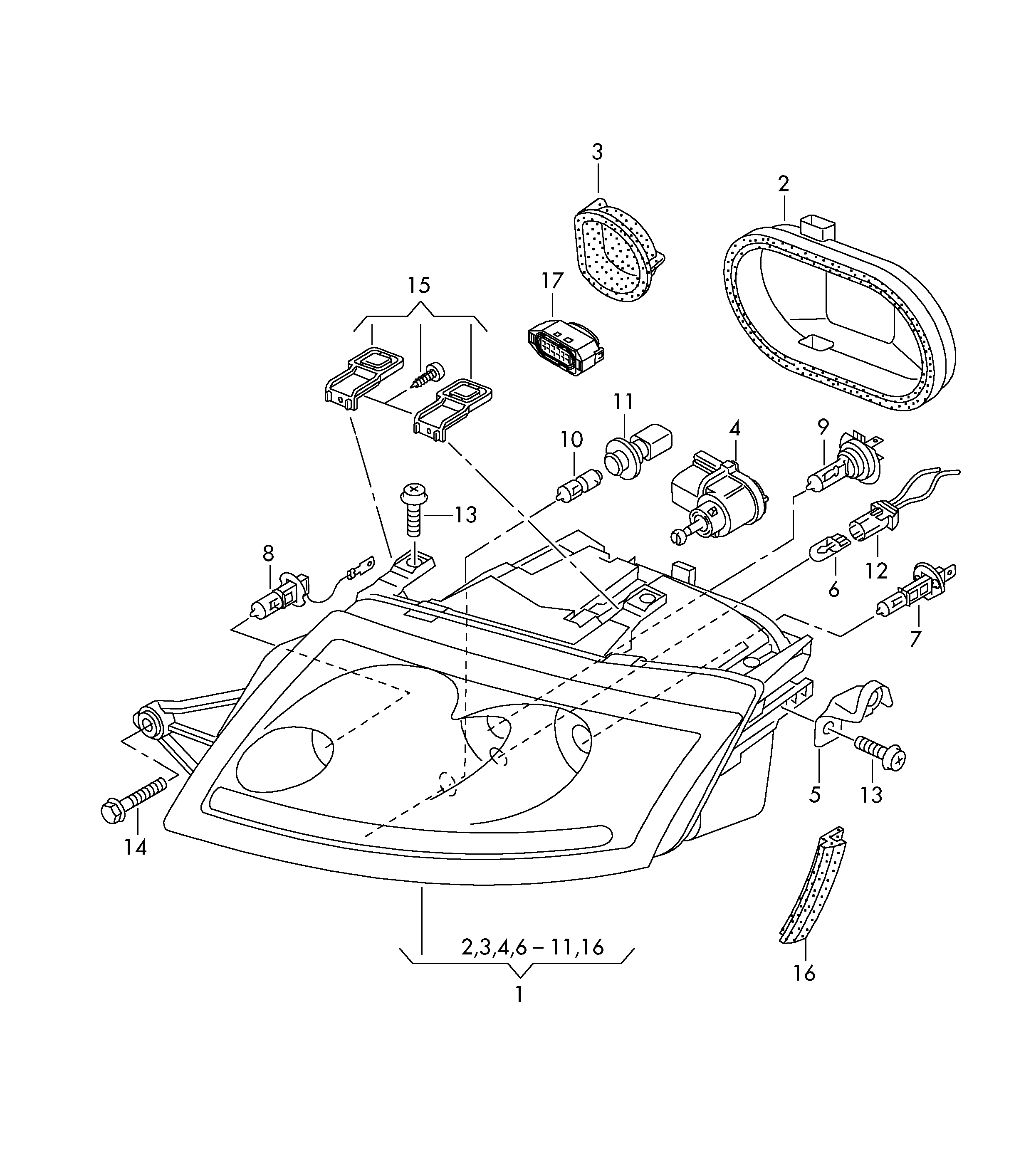 Skoda N   017 762 2 - Lampa, fara furqanavto.az