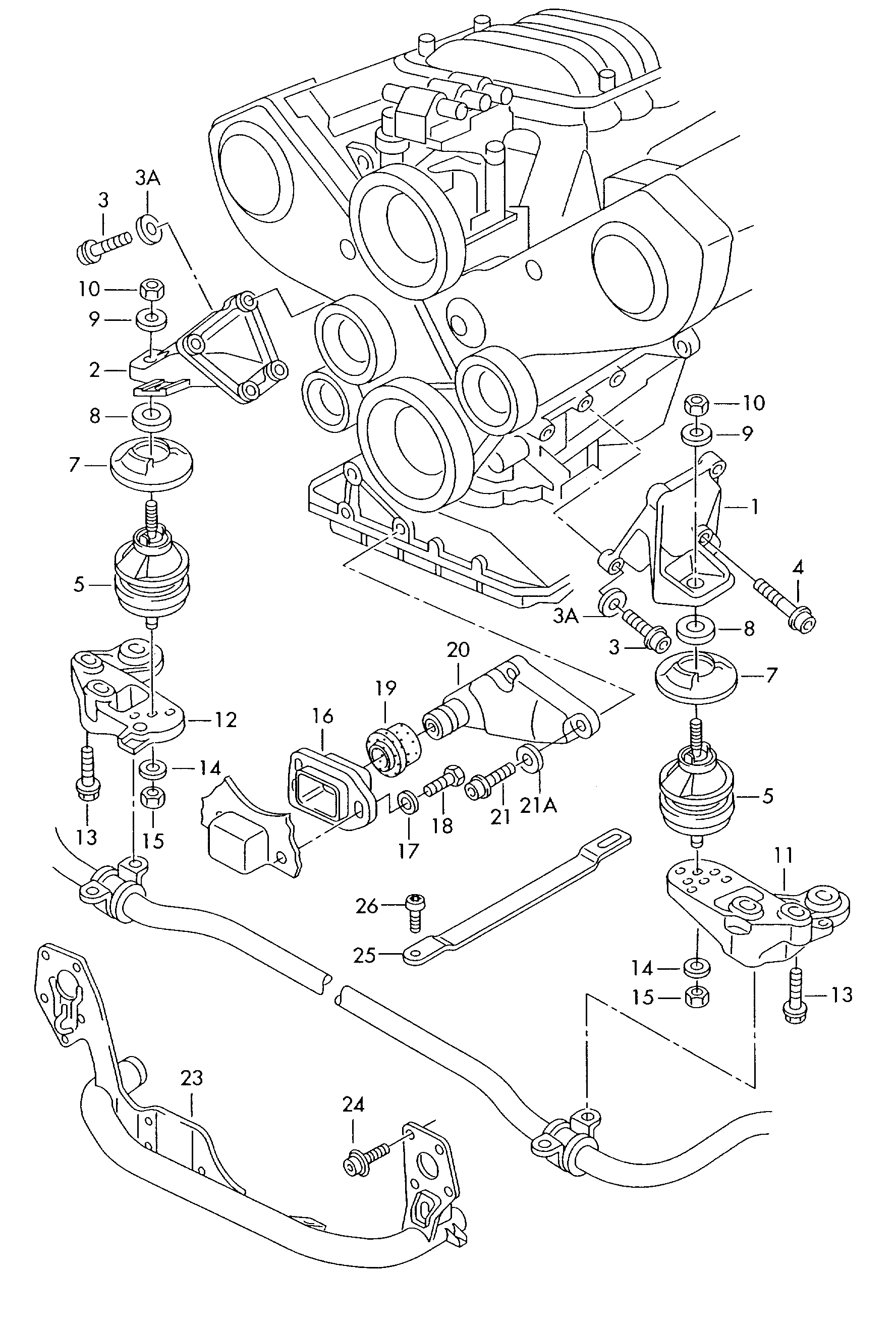 AUDI N  01024222 - Hexagon bolt furqanavto.az