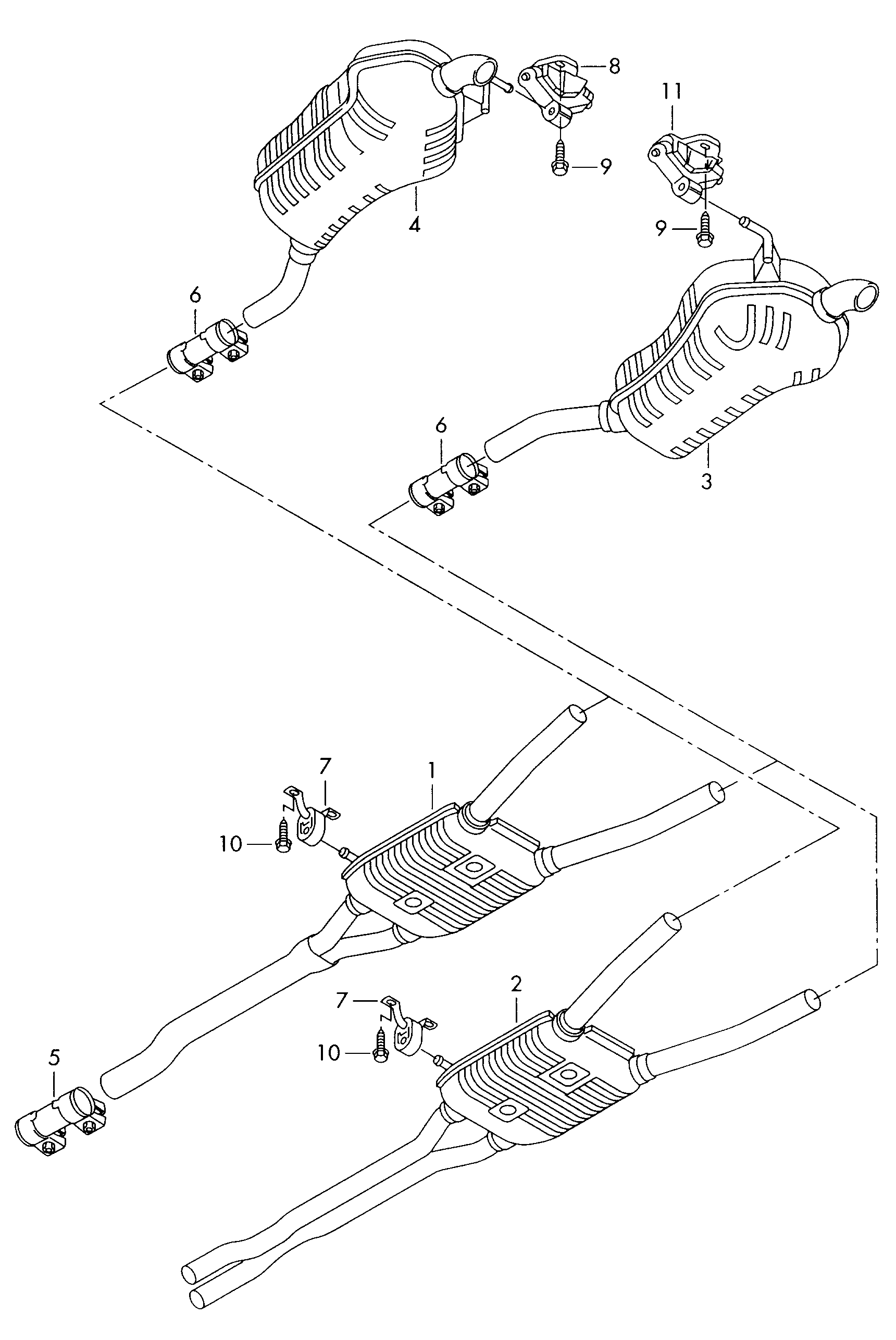 AUDI 8E0.253.144 J - Dəstək kol, stabilizator furqanavto.az