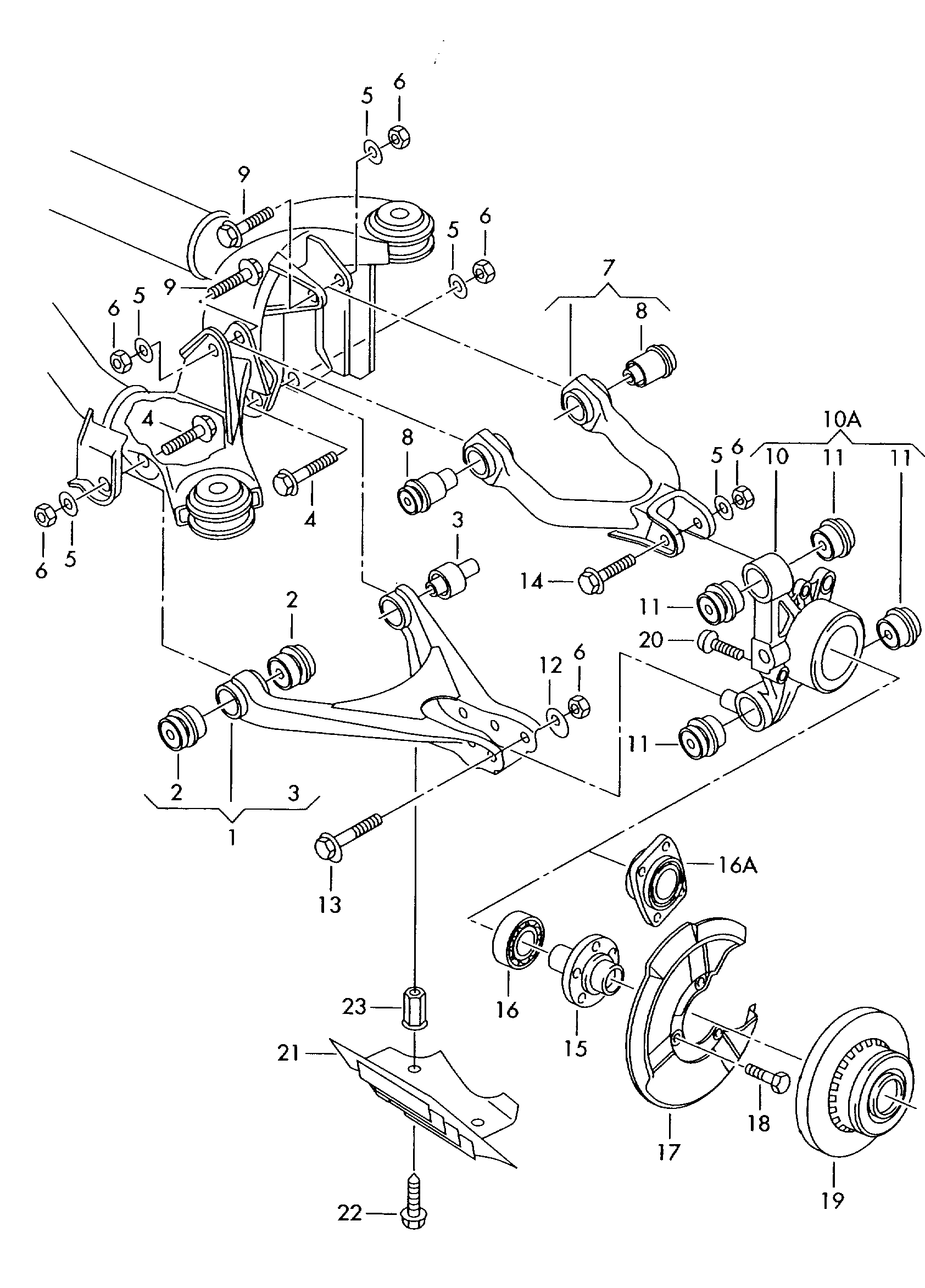 VAG 4B0598625B - Təkər qovşağı, podşipnik dəsti furqanavto.az