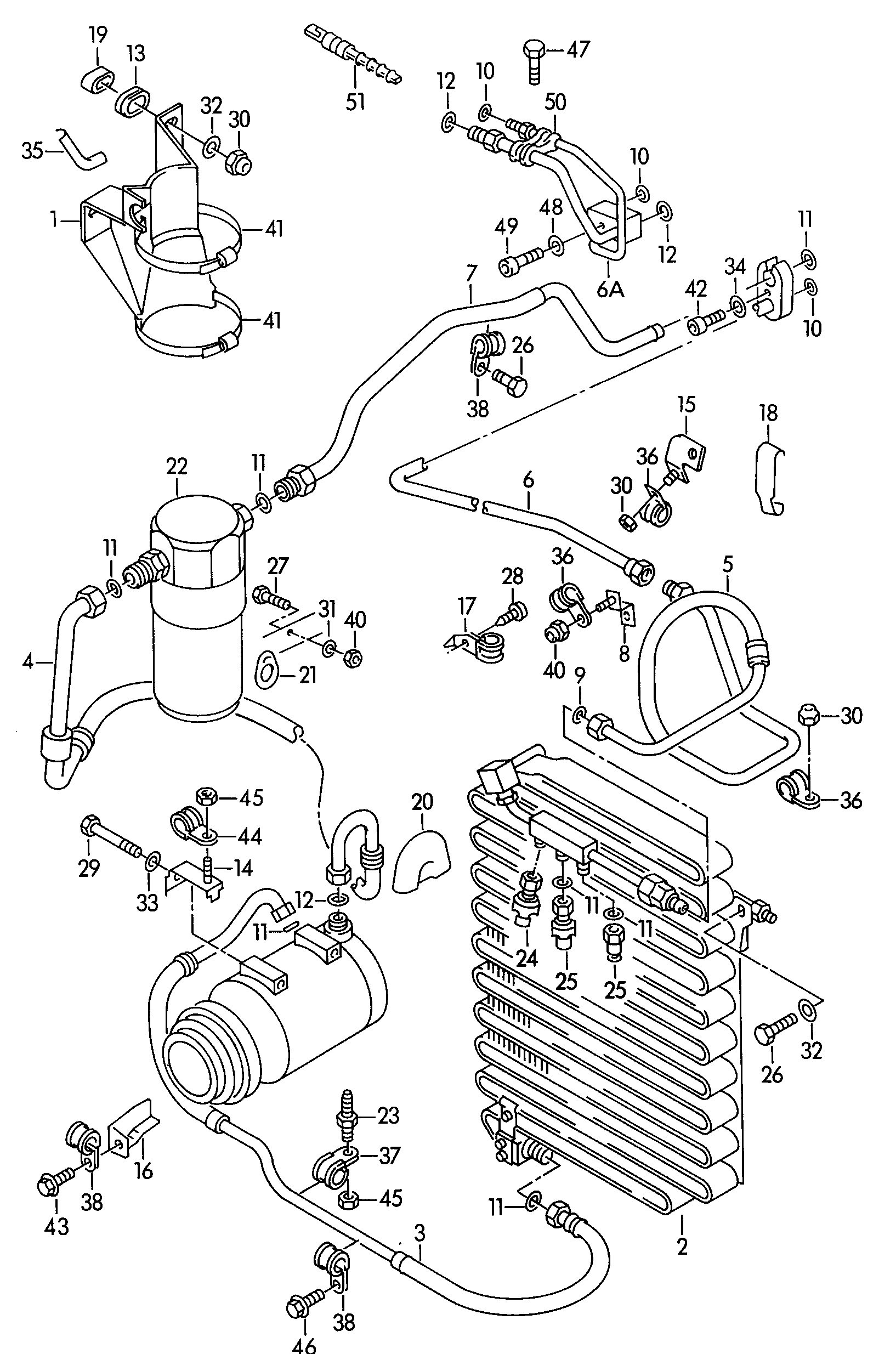 AUDI 893260403L - Kondenser, kondisioner furqanavto.az