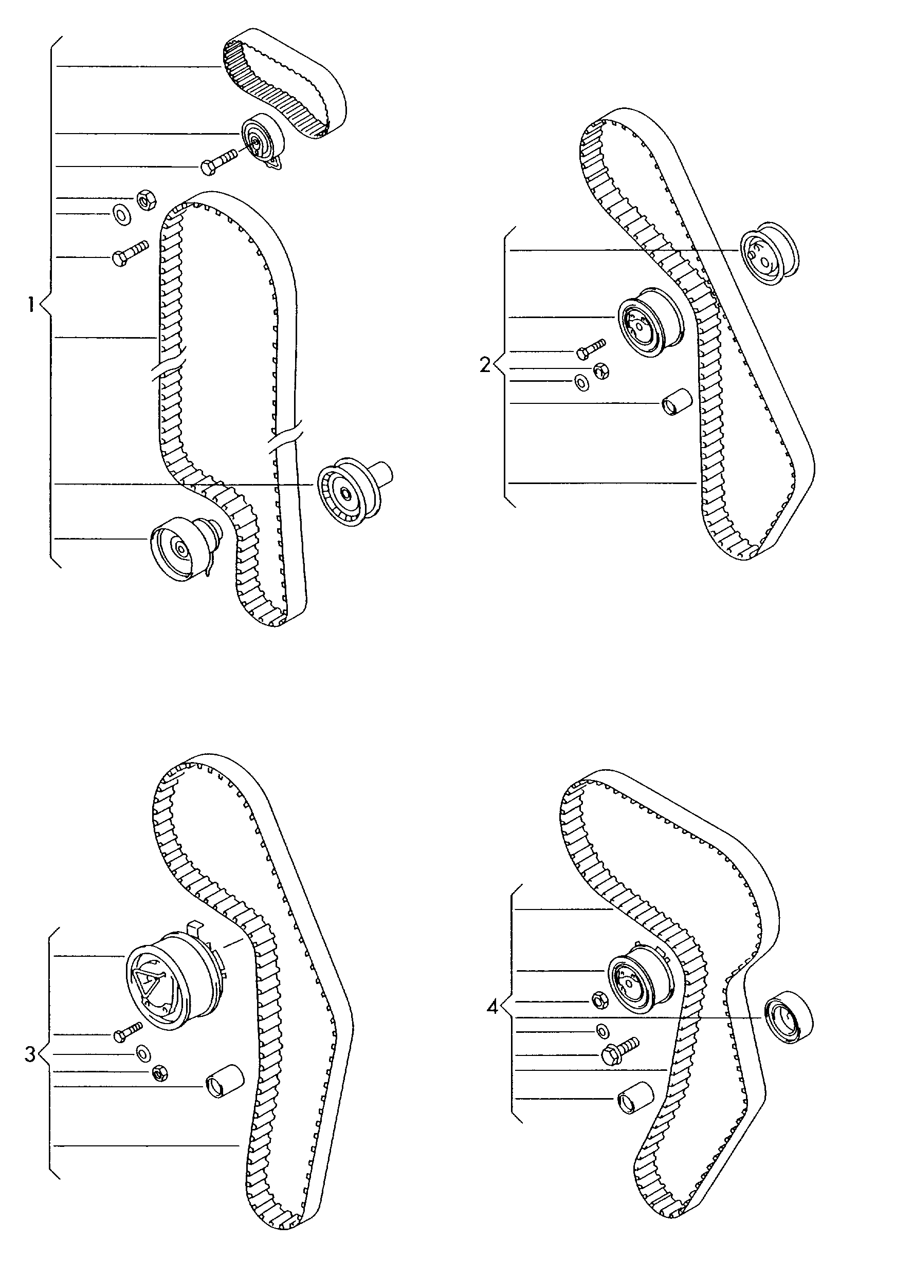 Seat 038 198 119 F - Vaxt kəməri dəsti furqanavto.az