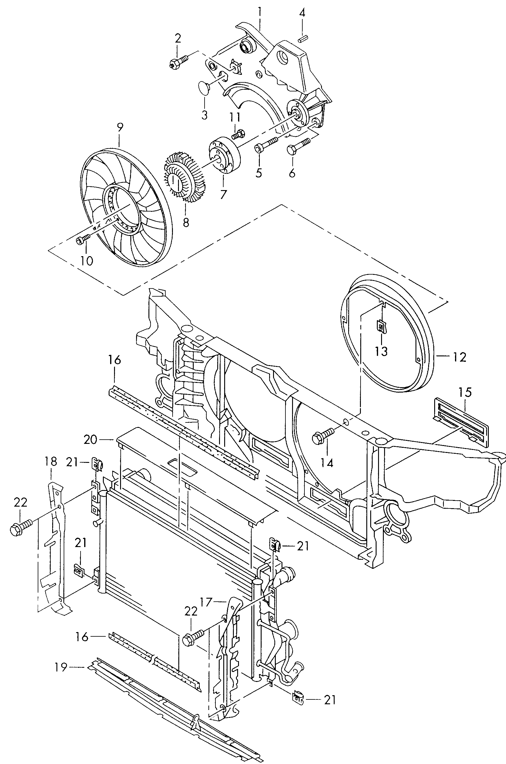 VW 059121301 - Fan Təkəri, mühərrikin soyudulması furqanavto.az