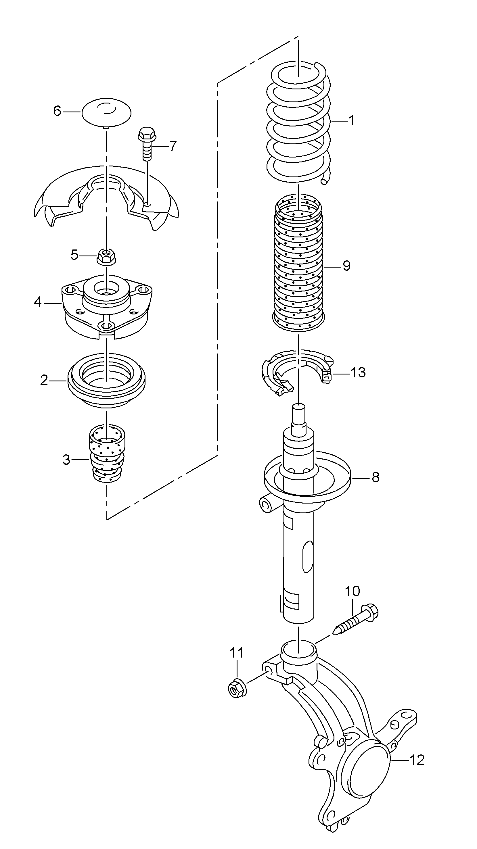 VAG 5Q0413031ET - Amortizator furqanavto.az