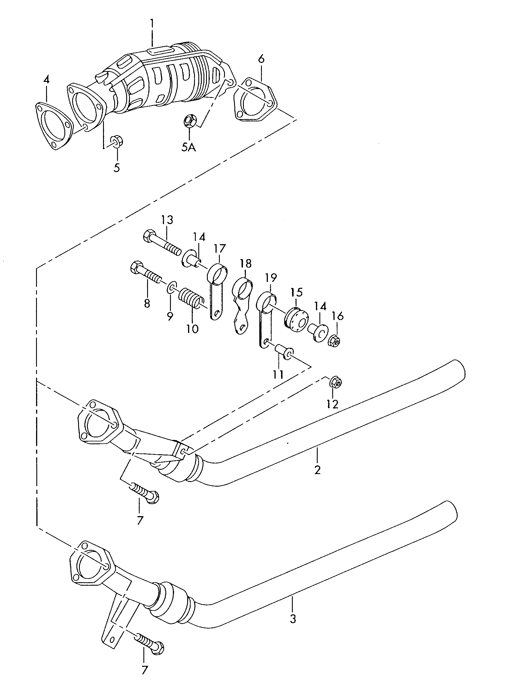 Seat (8E0131089HX) - Katalitik çevirici furqanavto.az