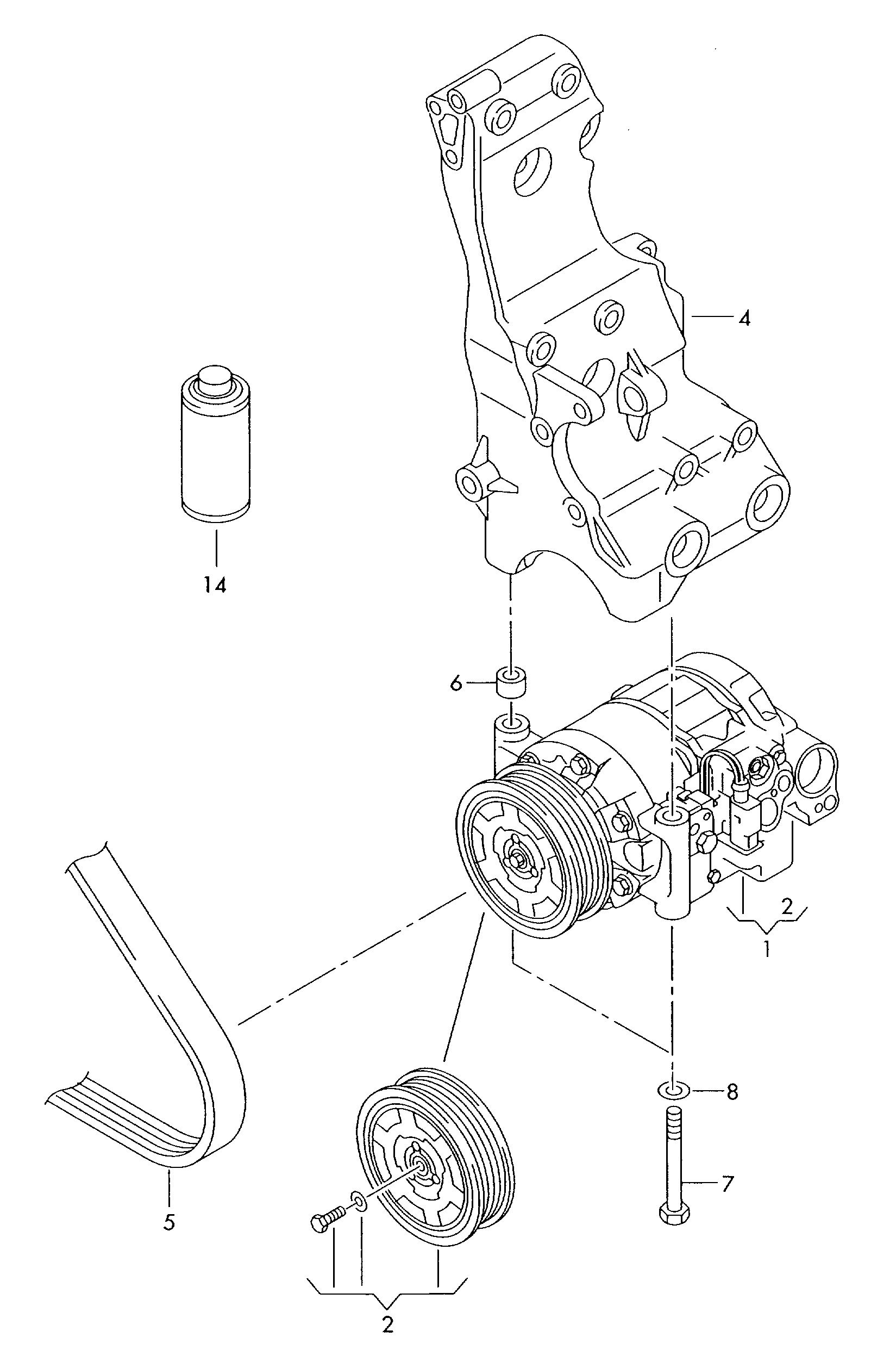 VW 4F0260810G - Kompressor, kondisioner furqanavto.az