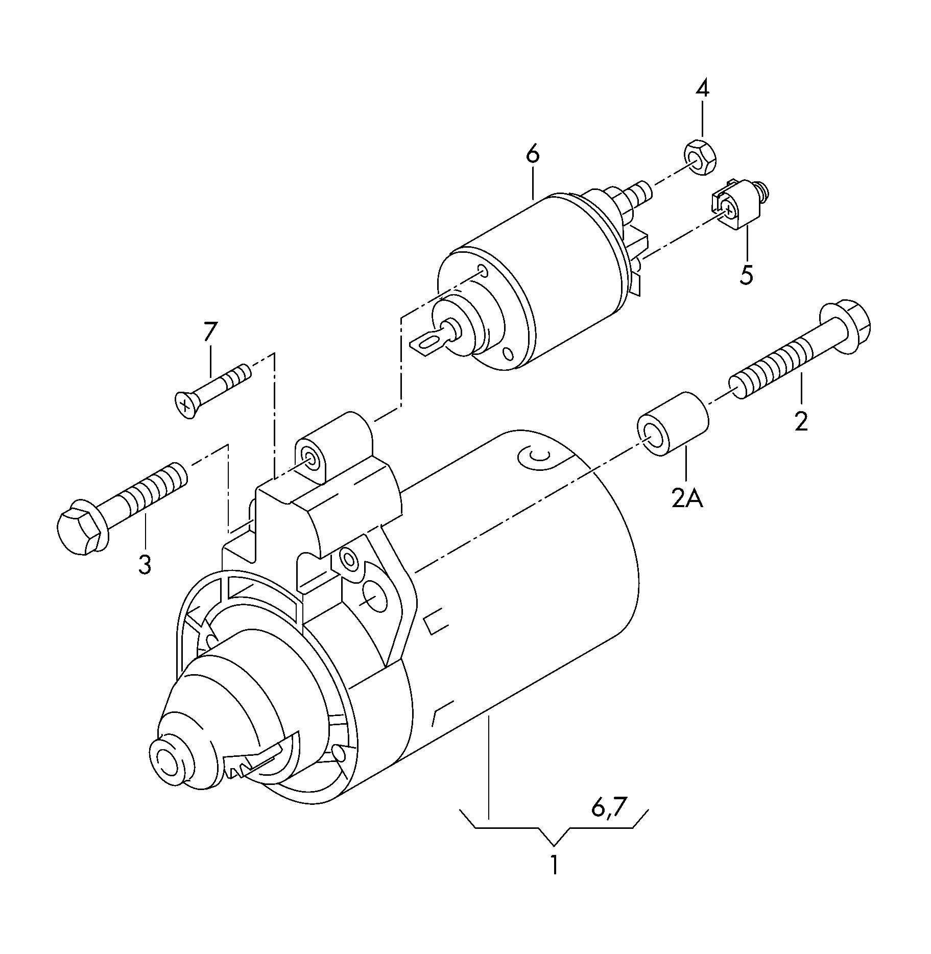 AUDI 06H 911 021 A - Başlanğıc furqanavto.az