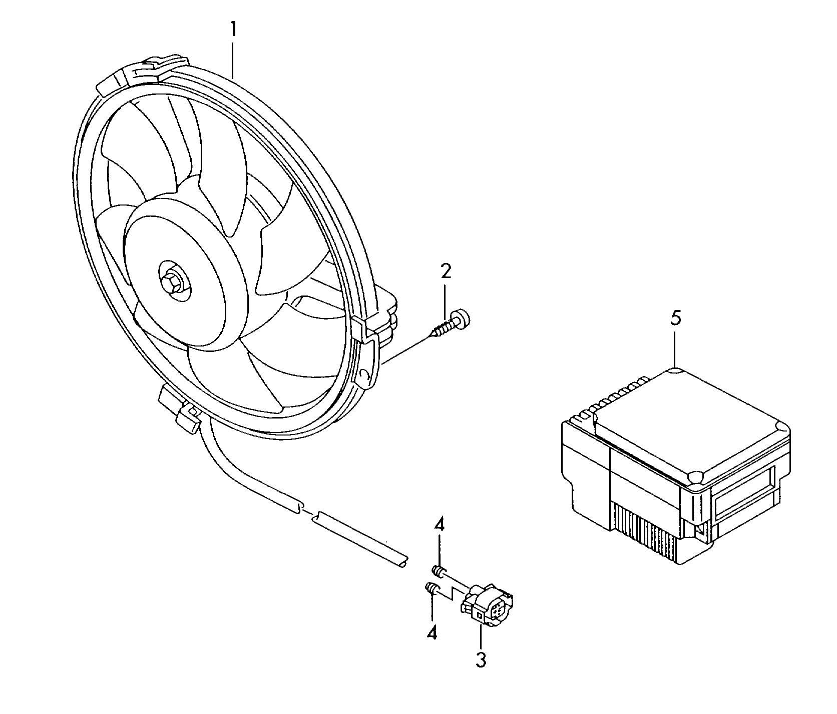 VAG 8E0959455M - Fen, radiator furqanavto.az