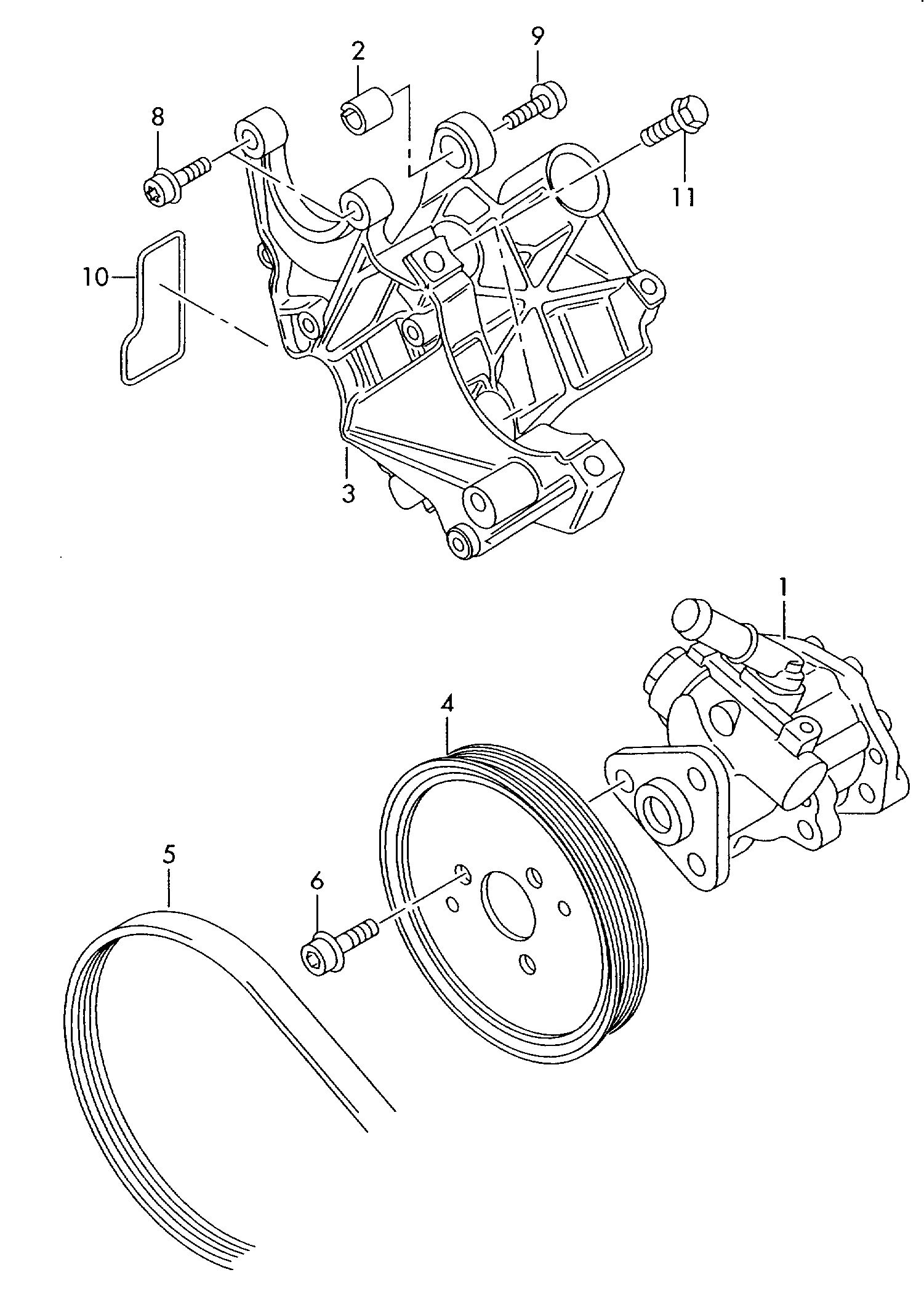 VW 4E0145156B - Hidravlik nasos, sükan sistemi furqanavto.az