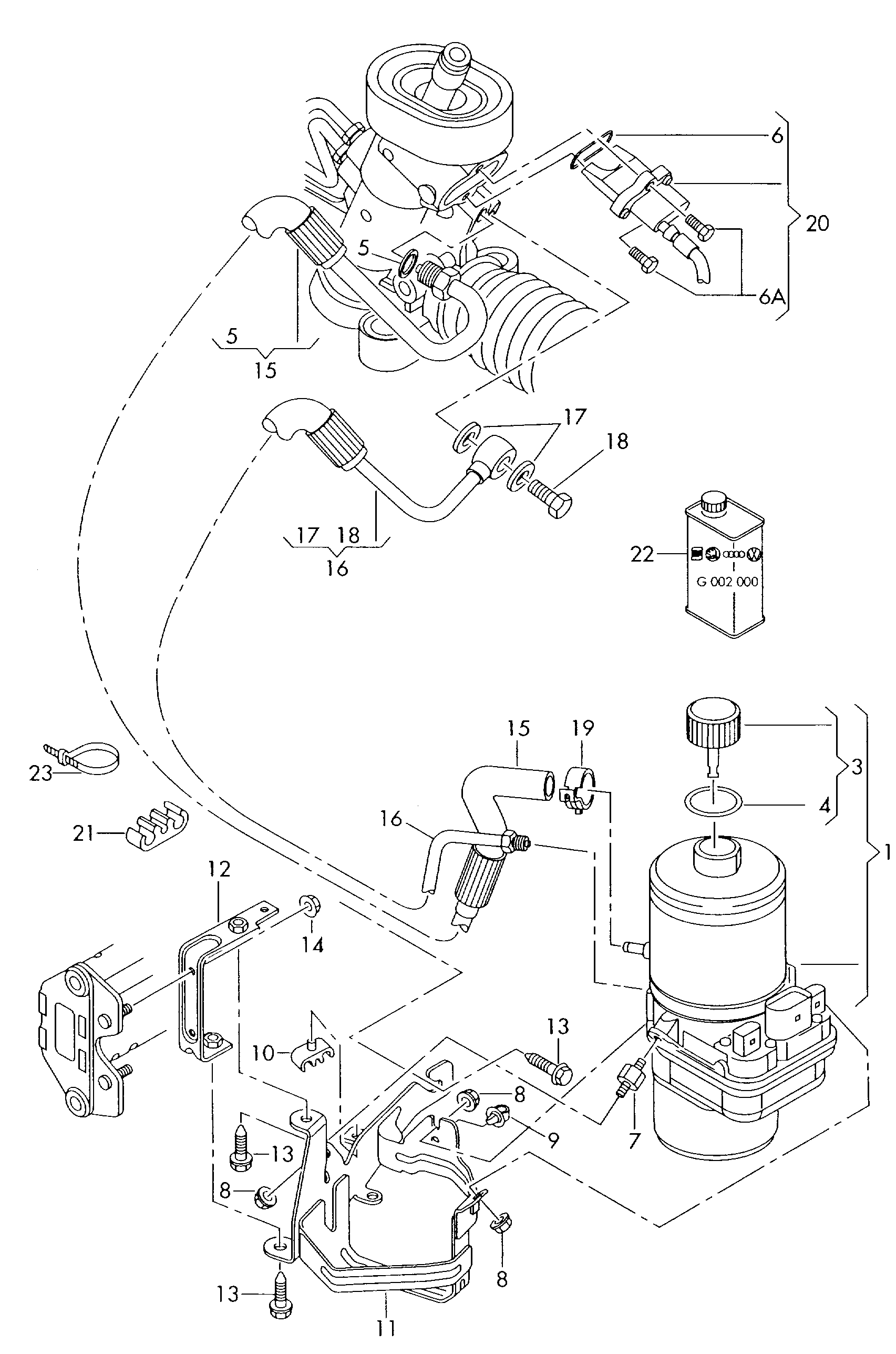 VAG 8Z0423156R - Hidravlik nasos, sükan sistemi furqanavto.az