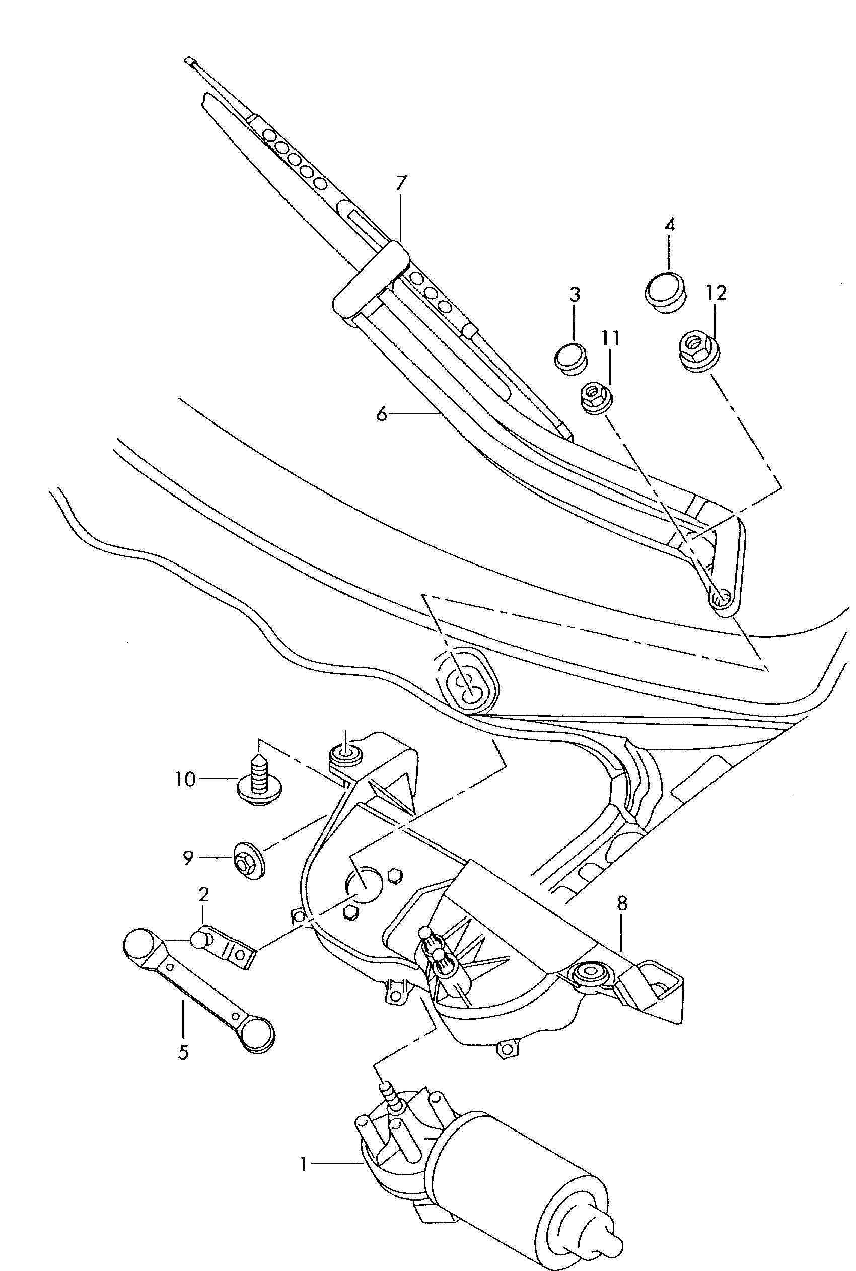 AUDI 8Z1955425F - Sülən Bıçağı furqanavto.az