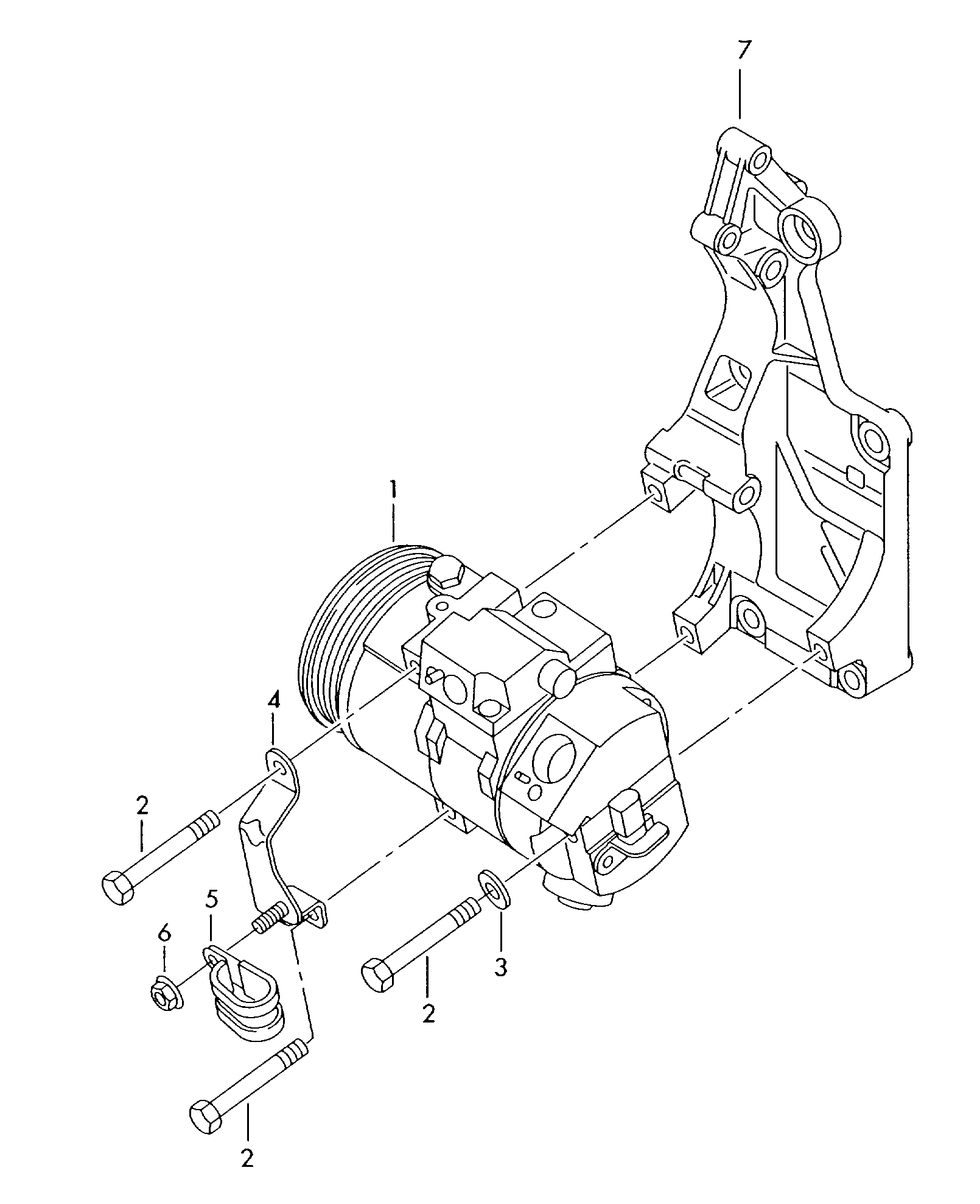 VW (SVW) 8Z0 260 805 A - Kompressor, kondisioner furqanavto.az