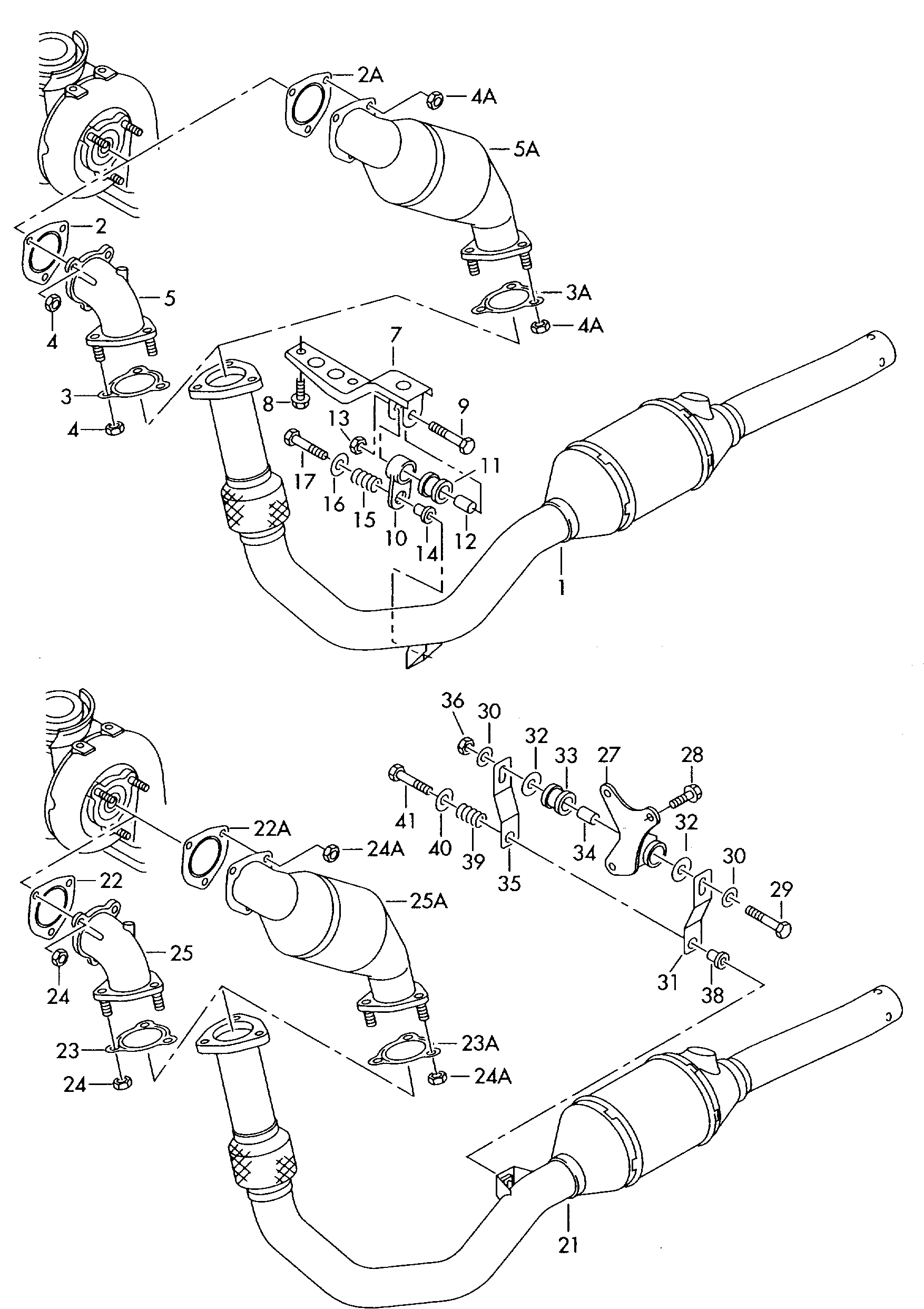 VAG 4B0 253 058 EX - Katalitik çevirici furqanavto.az