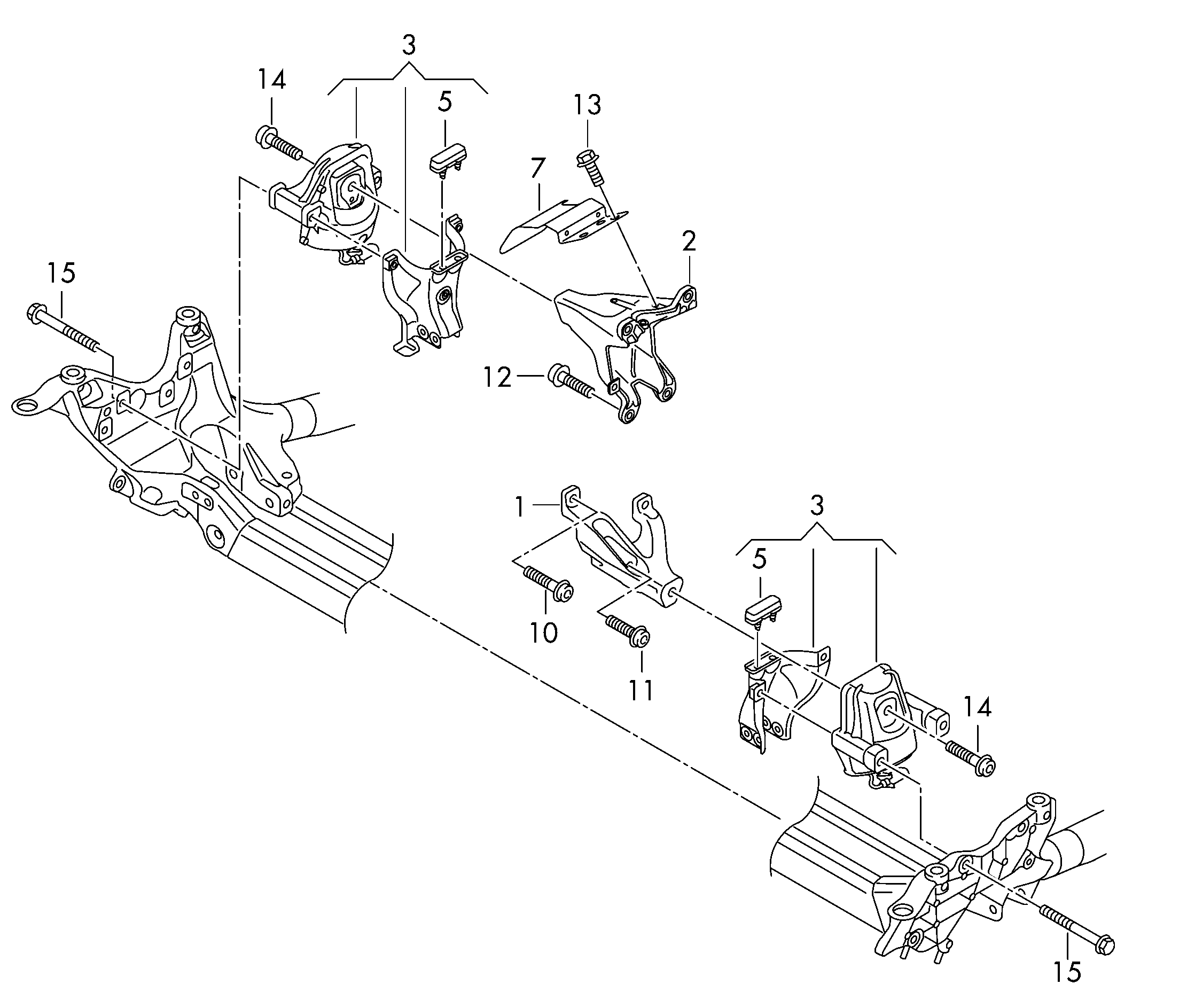 VAG 8R0 198 381 C - Tutacaq, mühərrik montajı furqanavto.az