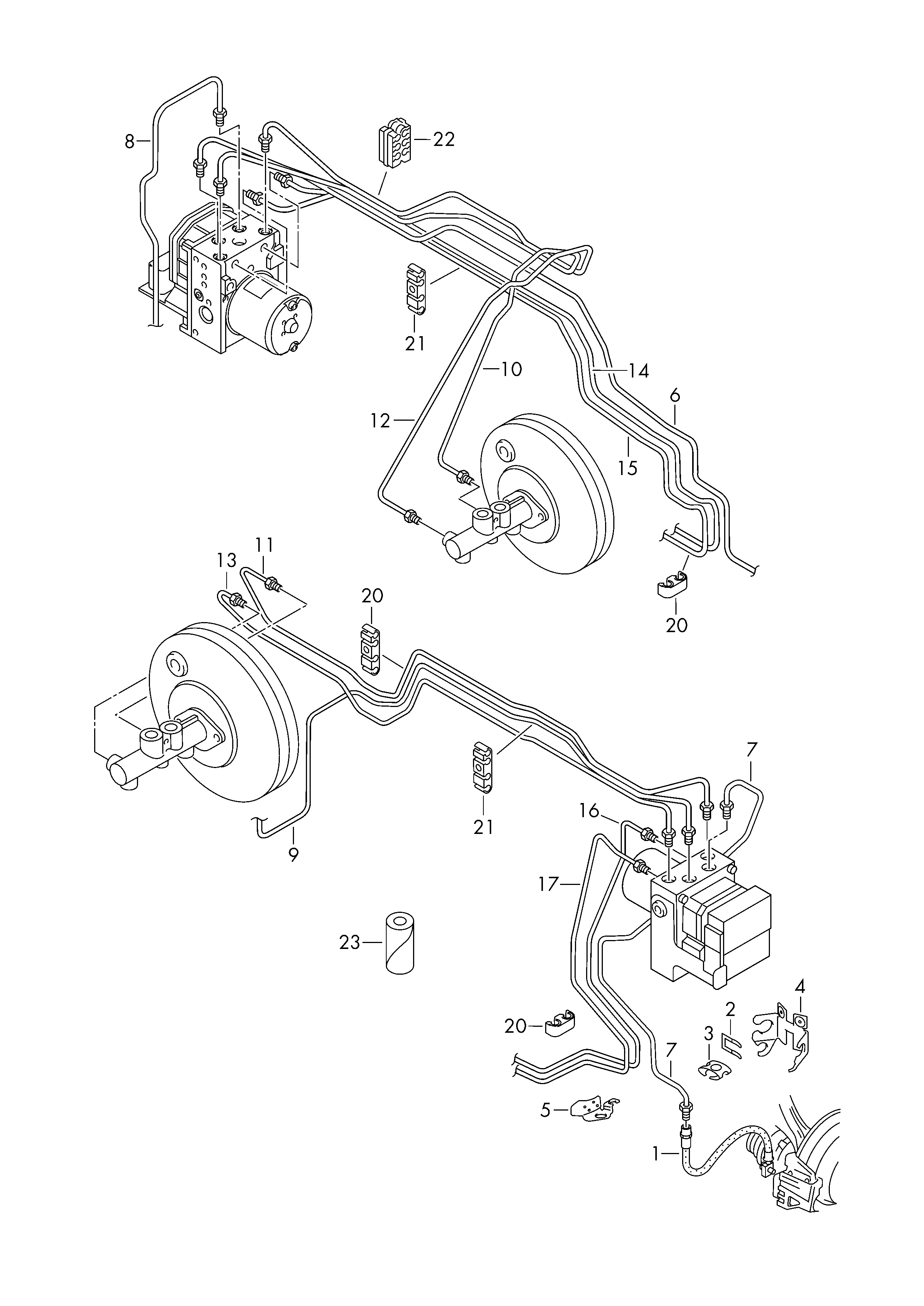 VW 4D0 611 715 B - Saxlama braketi, əyləc şlanqı furqanavto.az