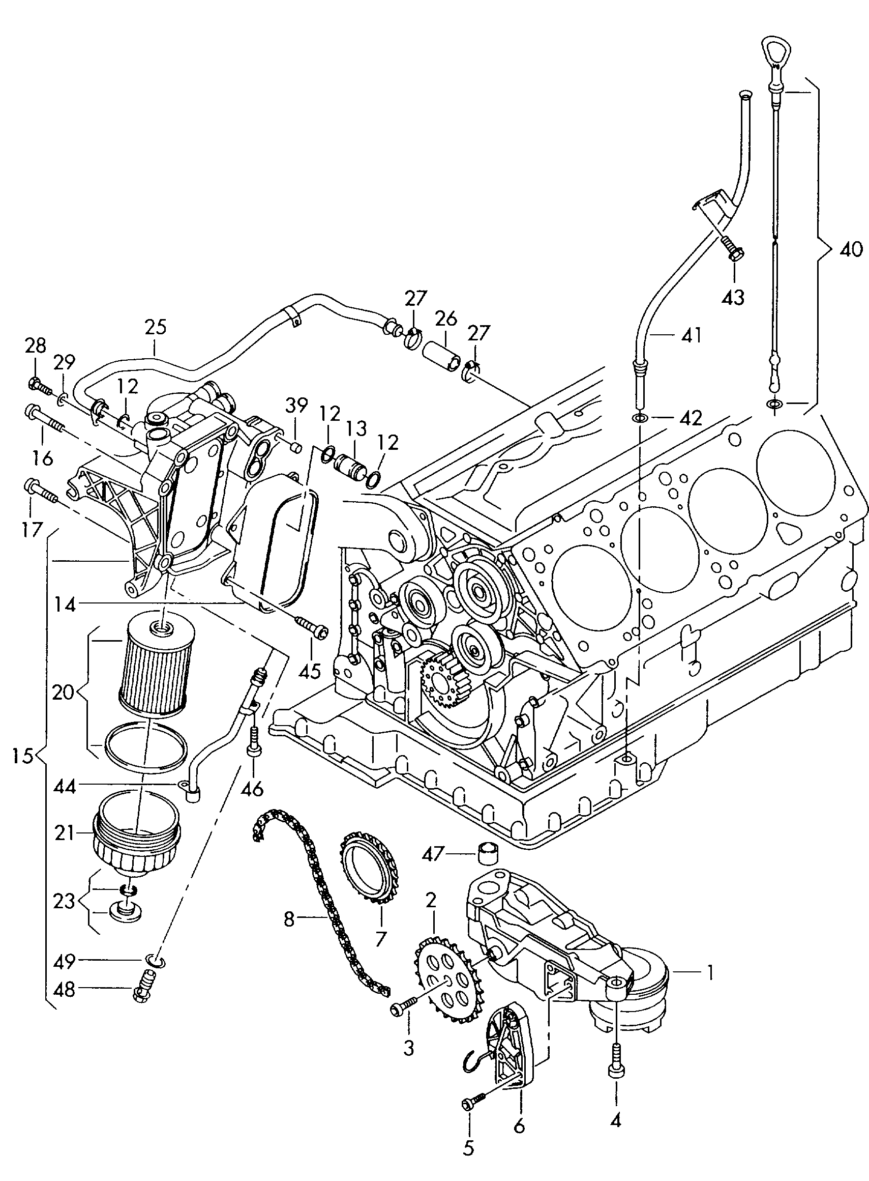 AUDI 077 115 125 A - Vaxt zənciri furqanavto.az