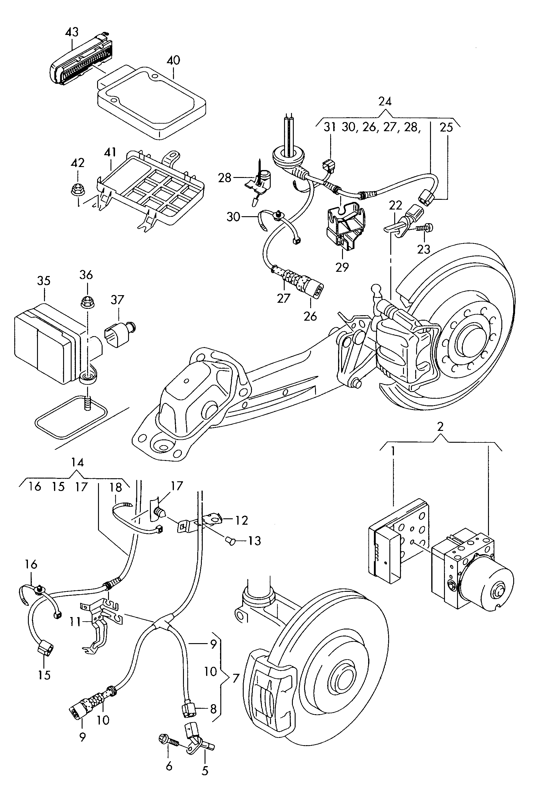 Skoda 7H0 927 803 - Sensor, təkər sürəti furqanavto.az