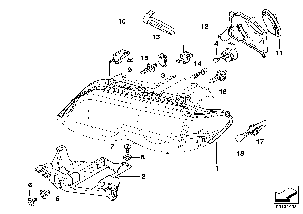 BMW 63217164759 - Lampa, duman / arxa işıq furqanavto.az