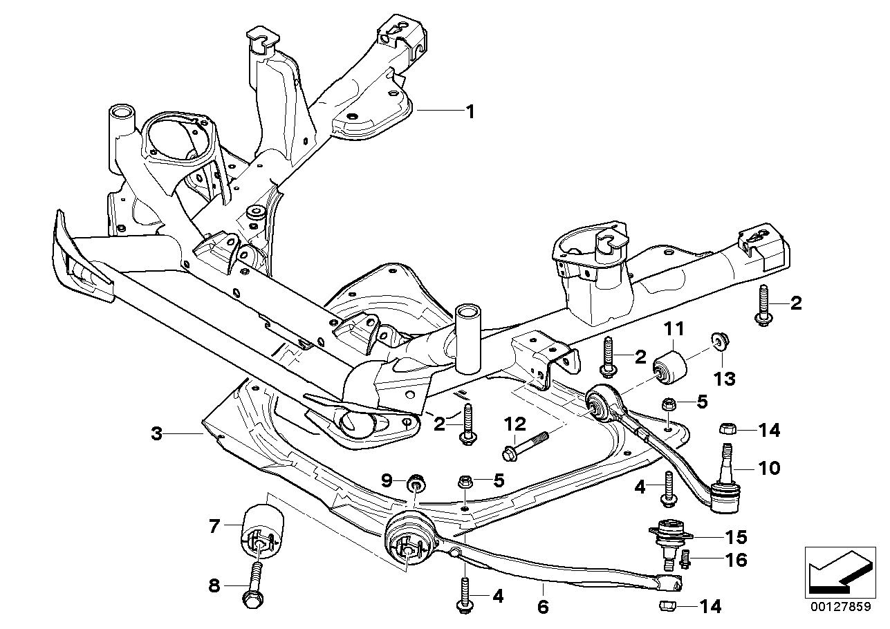 BMW 31 12 6 769 715 - Nəzarət Kolu / Arxa Qol furqanavto.az