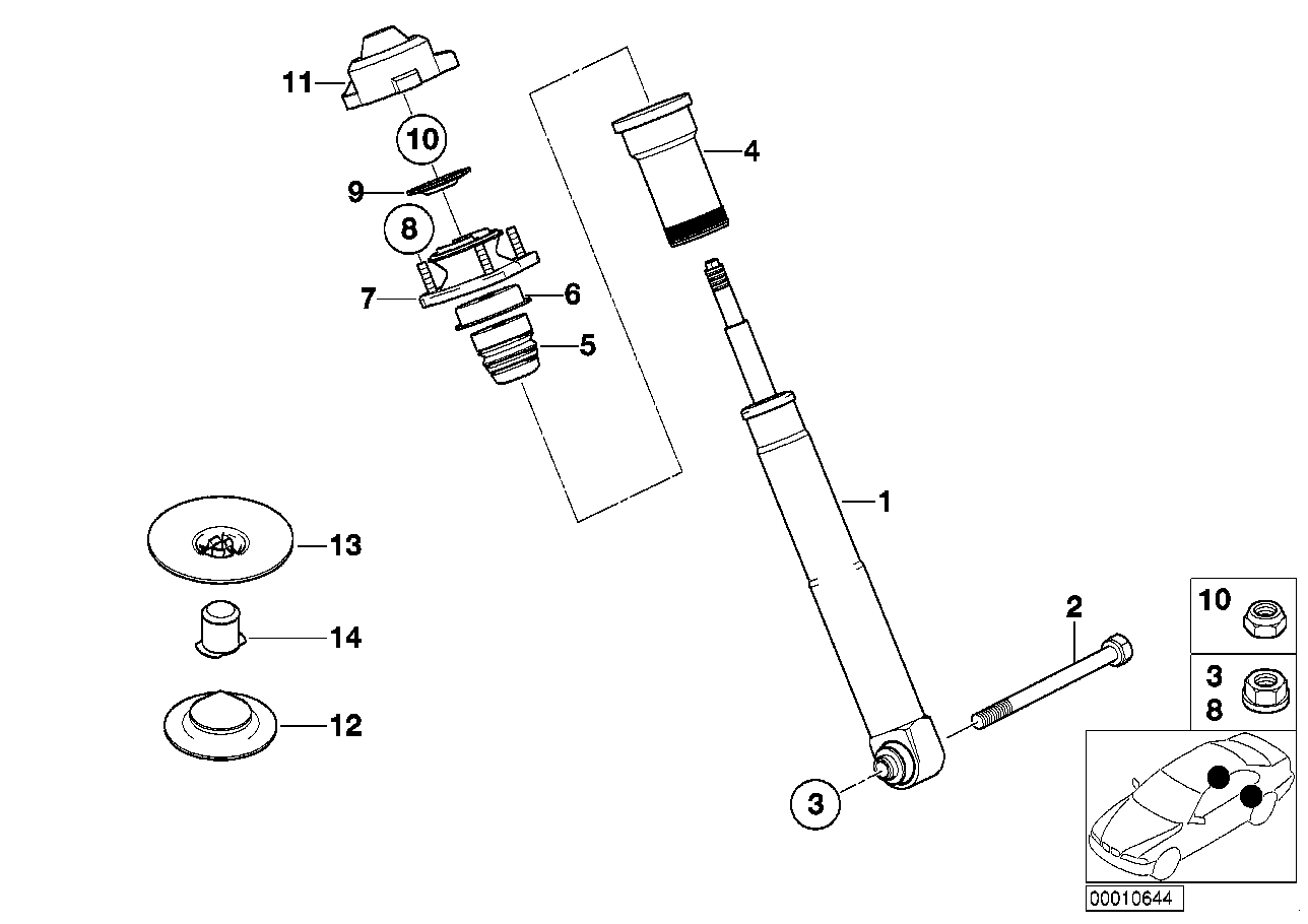 BMW 33 52 1 094 057 - Amortizator furqanavto.az