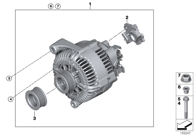 BMW 12318510090 - Gərginlik tənzimləyicisi, alternator furqanavto.az