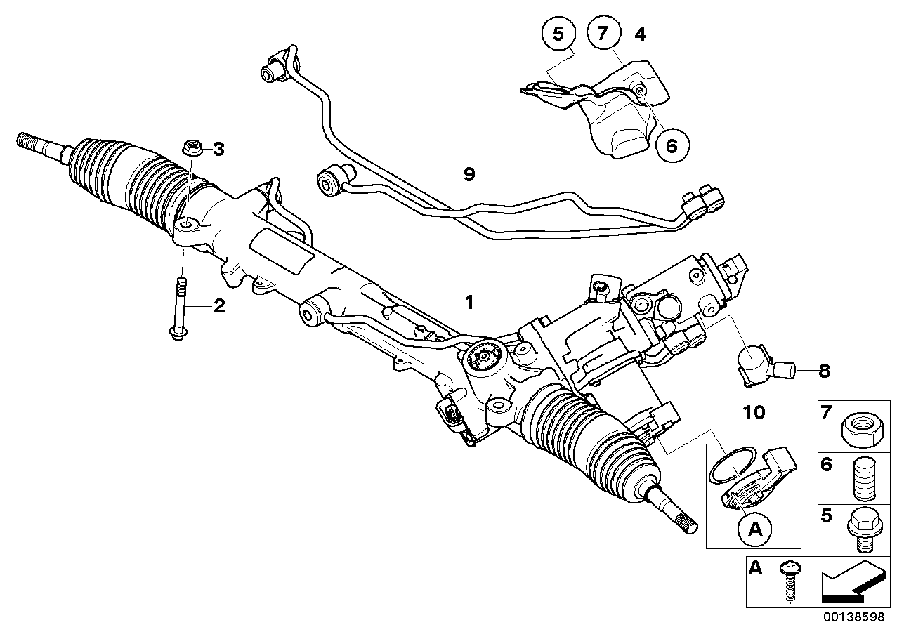 BMW 32 10 6 777 494 - Sükan qurğusu furqanavto.az