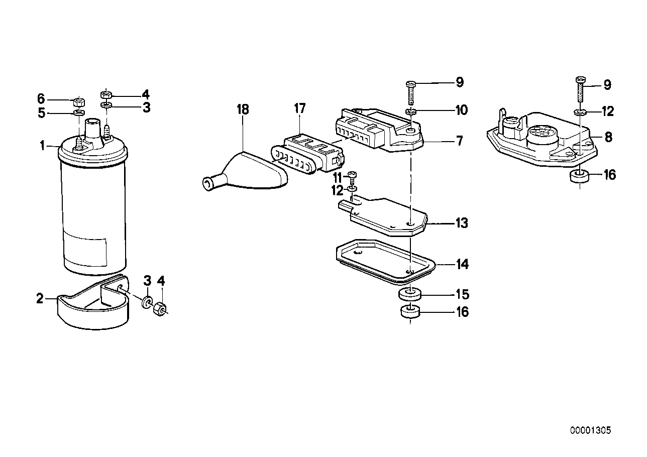 BMW 12 13 1 273 216 - Alovlanma bobini furqanavto.az