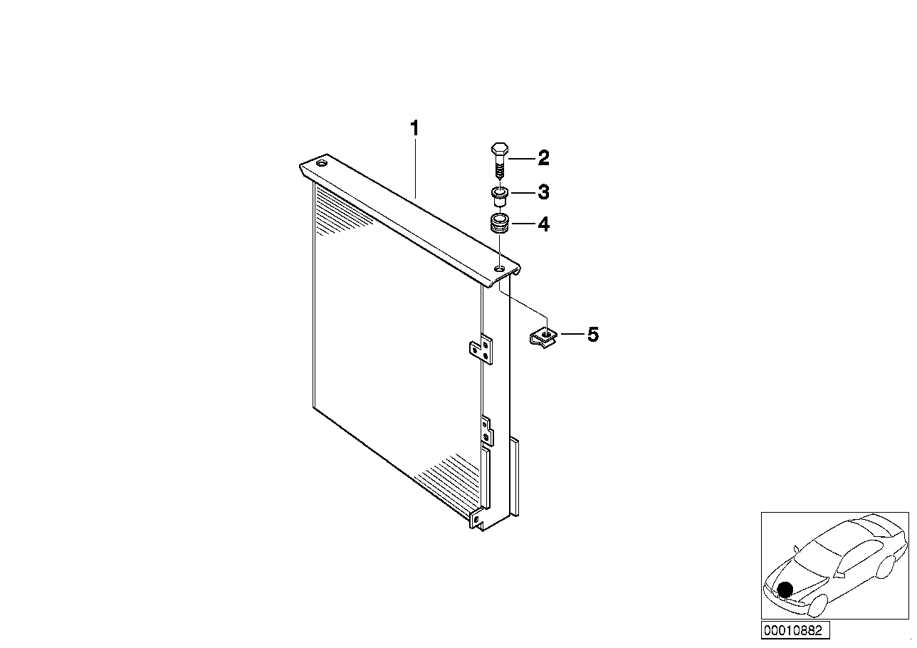 BMW 64538398181 - Kondenser, kondisioner furqanavto.az