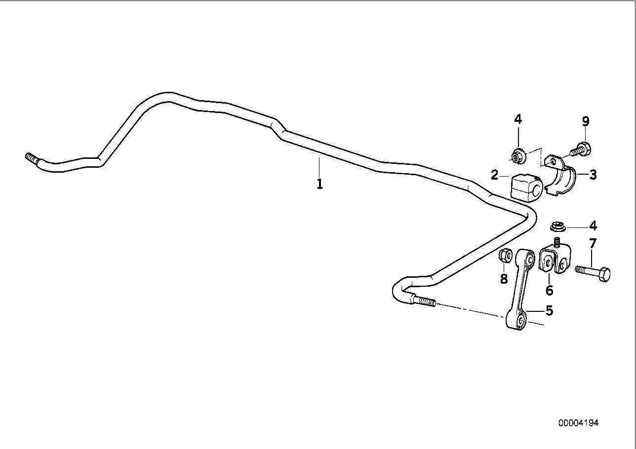 BMW 33 55 1 136 491 - Dəstək kol, stabilizator furqanavto.az