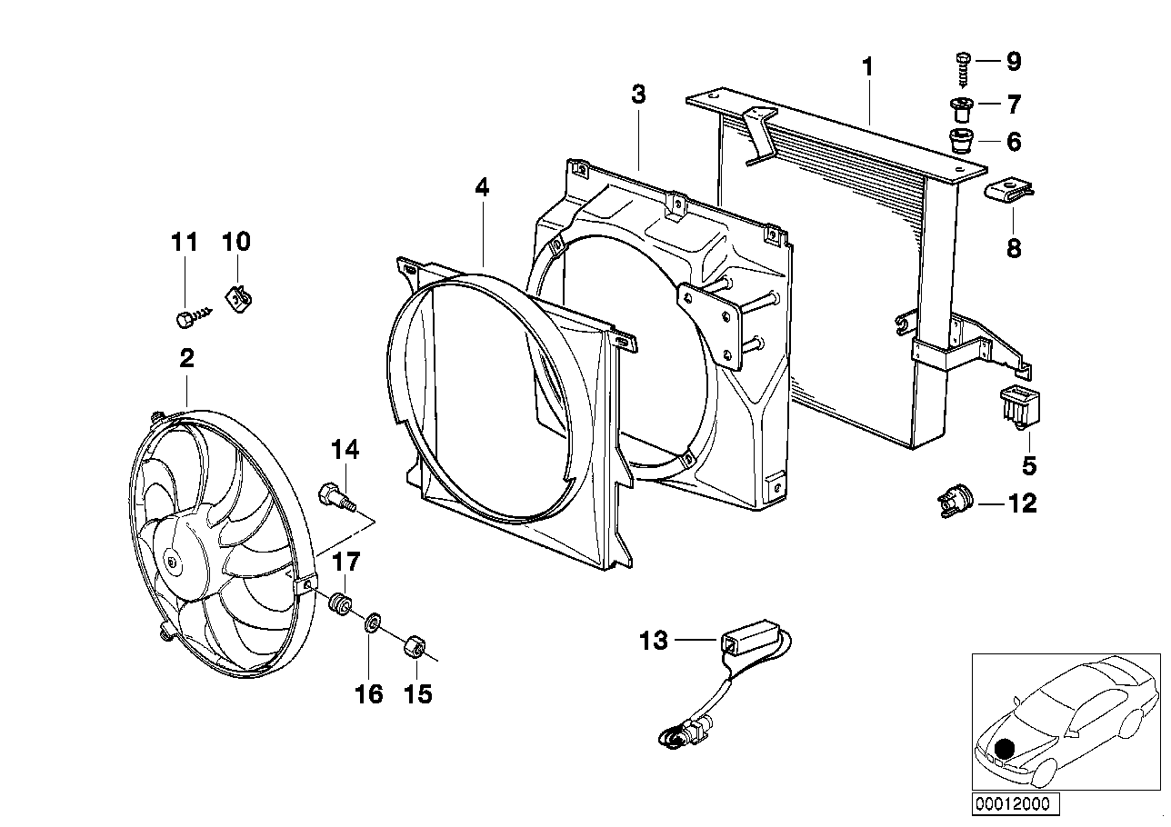 BMW 64531385165 - Kondenser, kondisioner furqanavto.az