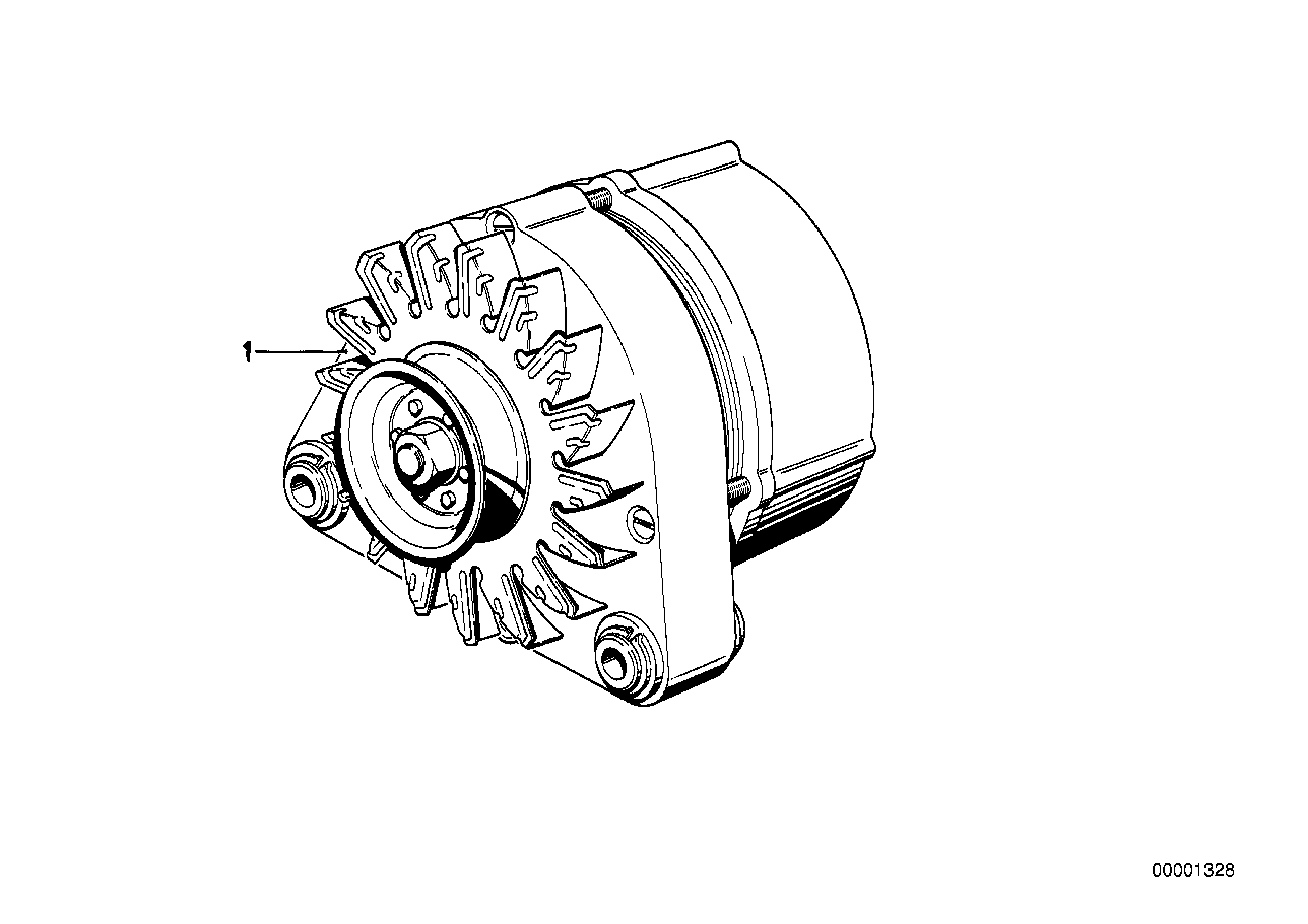 BMW 12 31 1 734 558 - Alternator furqanavto.az