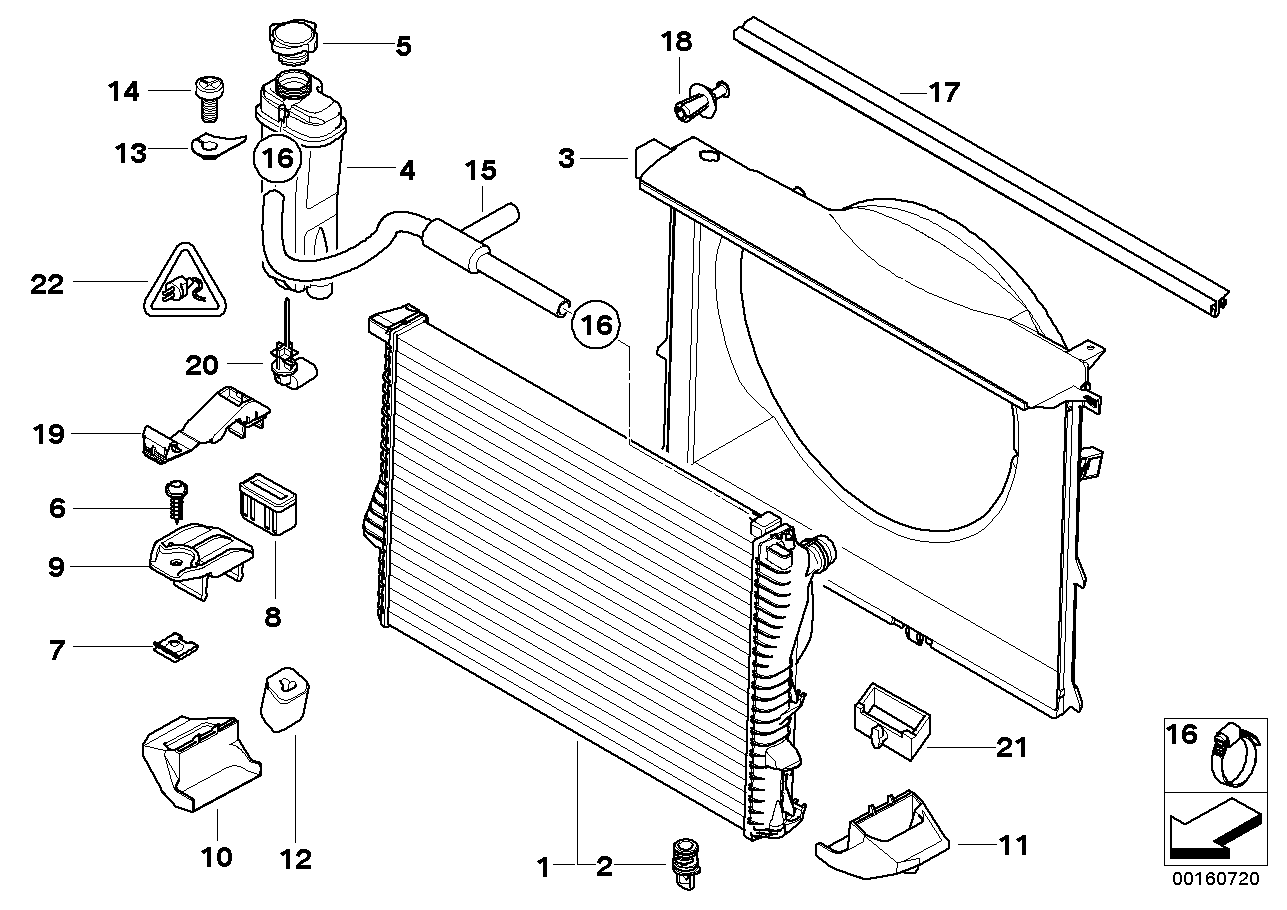 Alpina 1711.1.436.060 - Radiator, mühərrikin soyudulması furqanavto.az