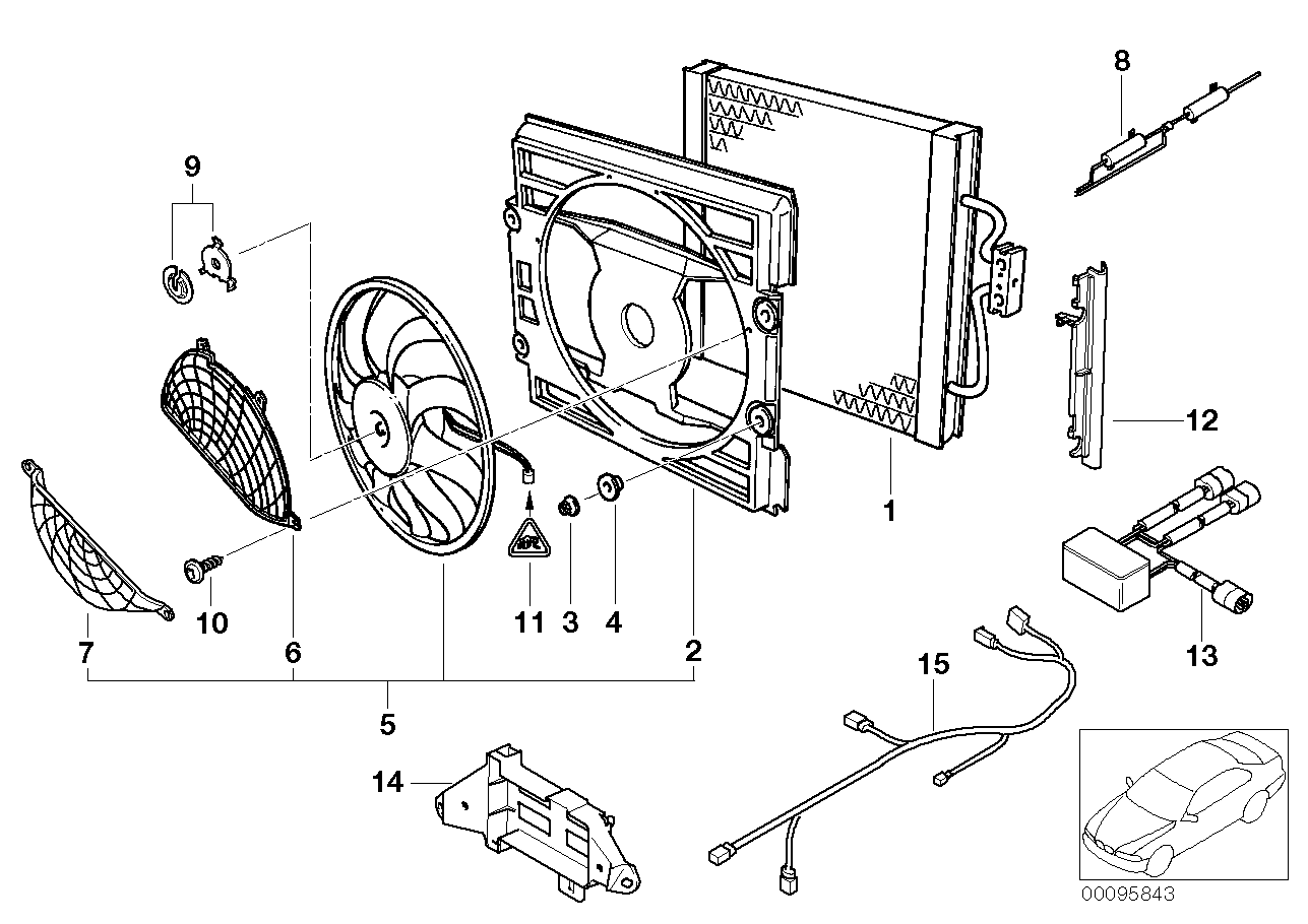 BMW 64 53 8 378 438 - Kondenser, kondisioner furqanavto.az