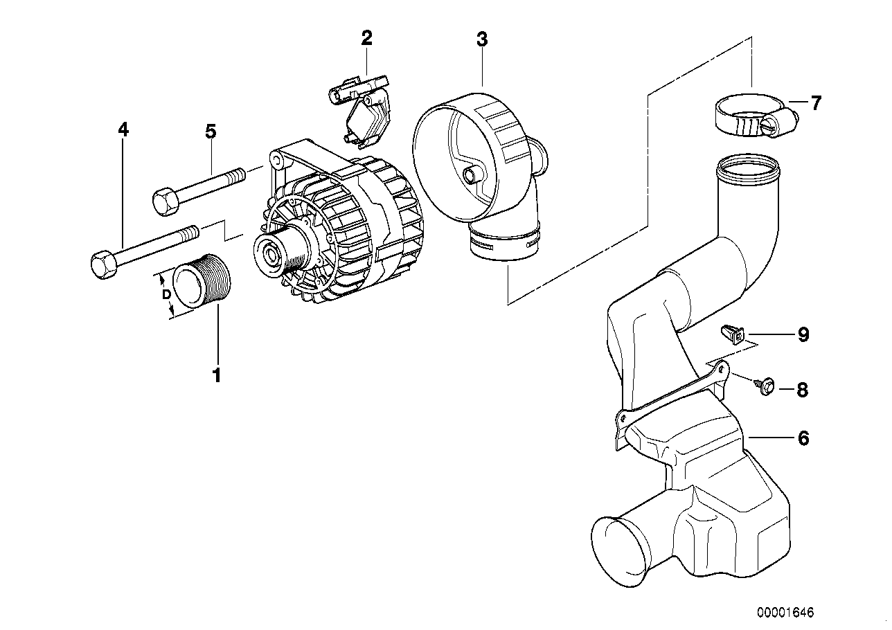 BMW 12311713839 - Gərginlik tənzimləyicisi, alternator furqanavto.az