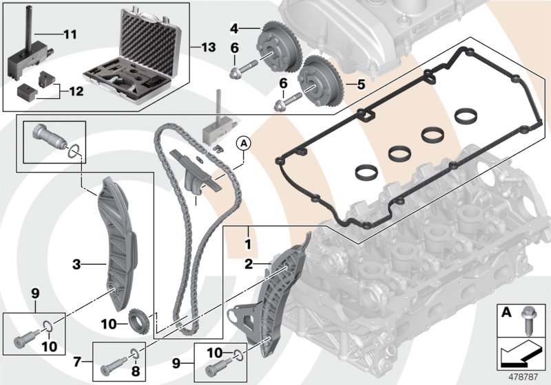 BMW 11 36 7 545 862 - Eksantrik mili tənzimləyicisi furqanavto.az