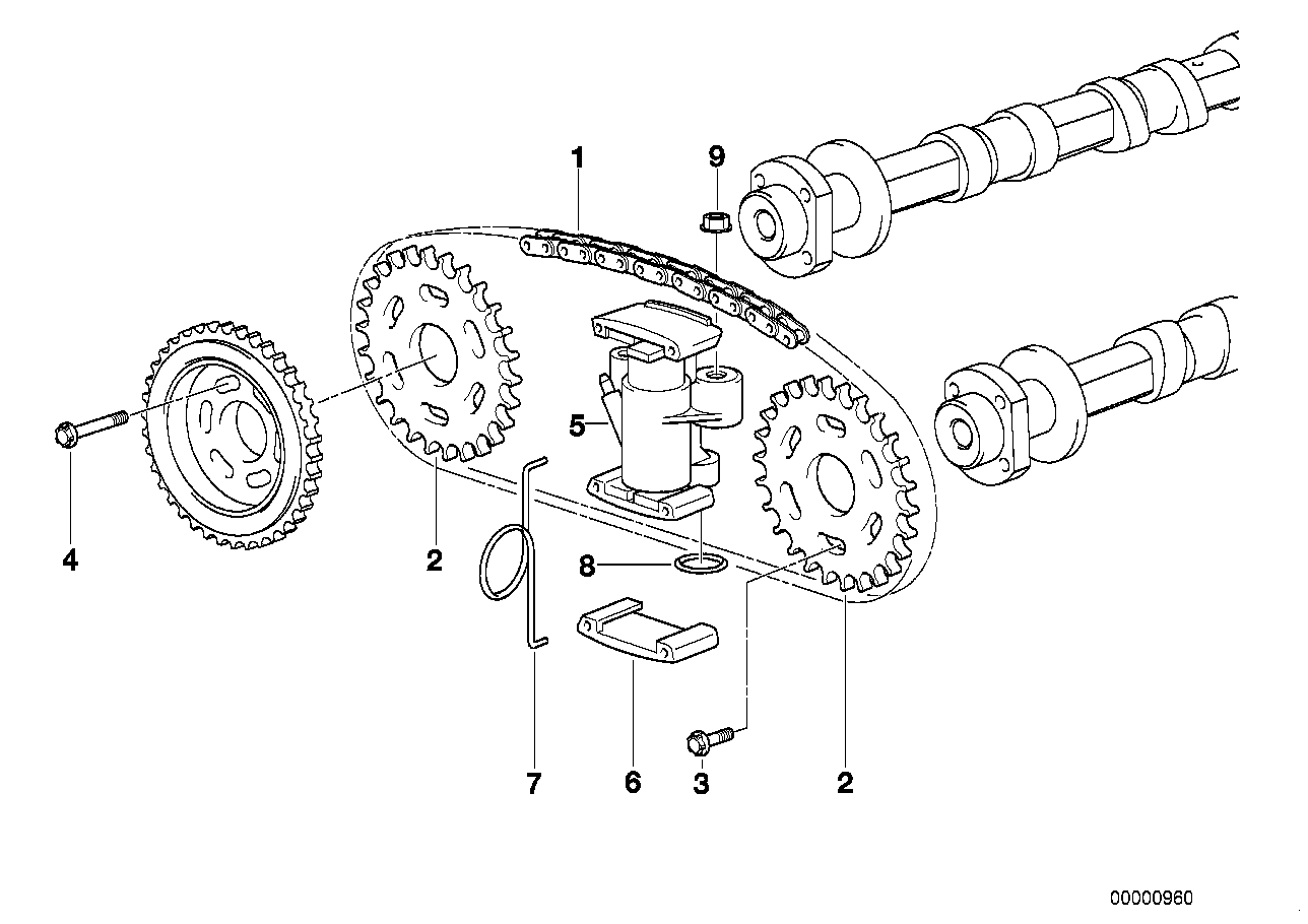 BMW 11 31 1 435 026 - Gərginlik, vaxt zənciri furqanavto.az