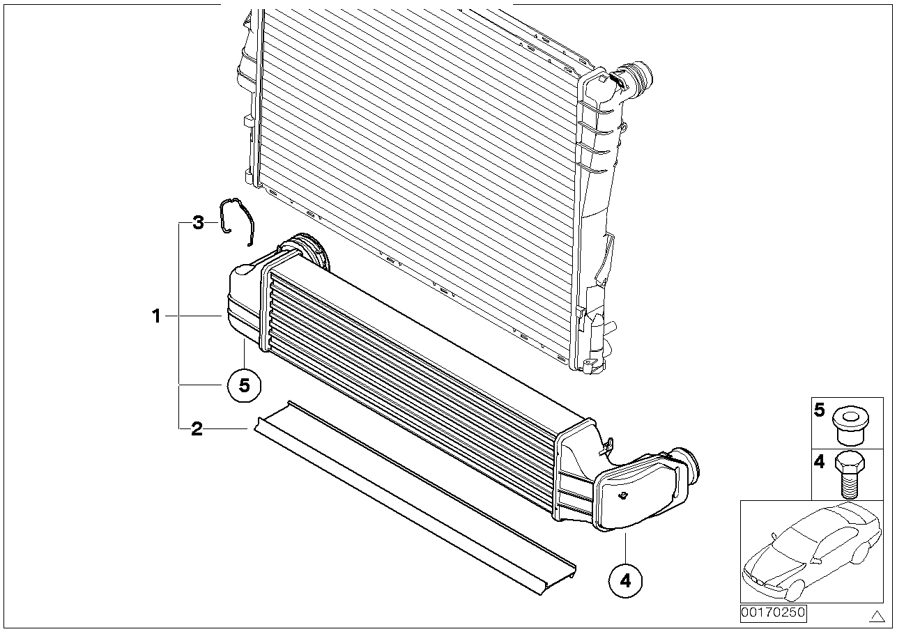 BMW 17 51 7 793 370 - Intercooler, şarj cihazı furqanavto.az