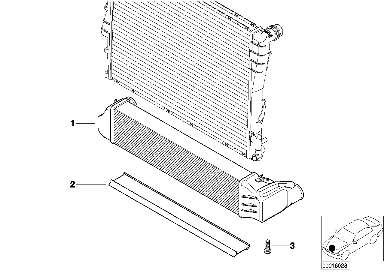 BMW 17 51 2 246 795 - Intercooler, şarj cihazı furqanavto.az