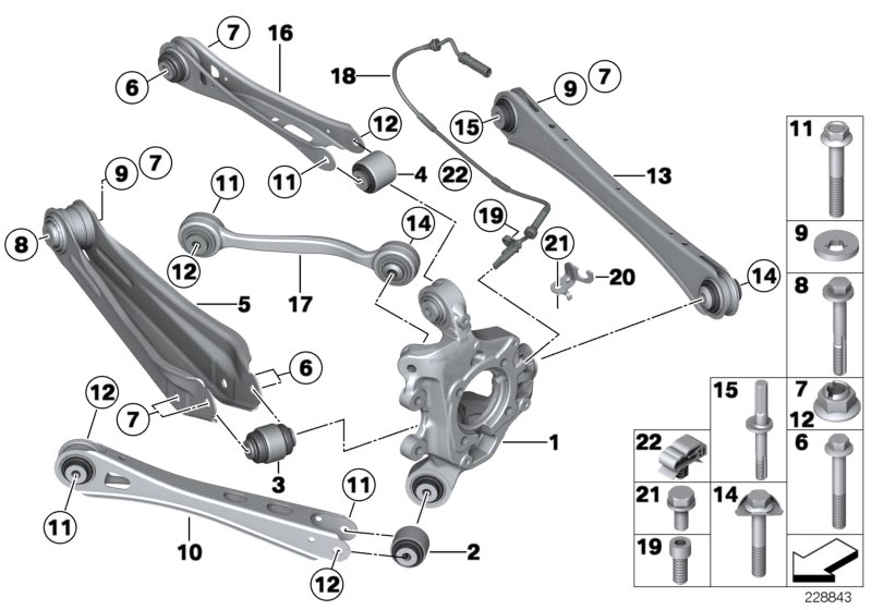 BMW 33 32 6 786 978 - Yolun idarəedici qolu furqanavto.az