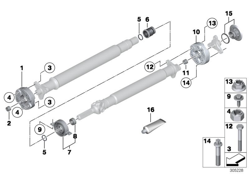 BMW 26 11 7 511 454 - Elastik disk, dayaq valının birləşməsi furqanavto.az