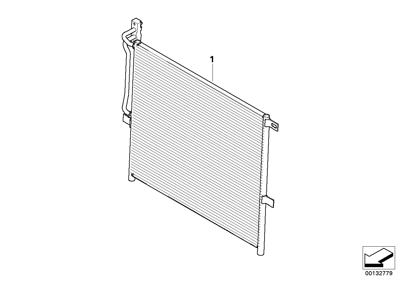 BMW 64 53 8 377 614 - Kondenser, kondisioner furqanavto.az