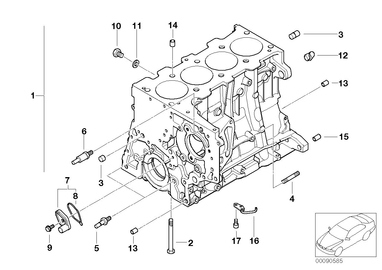 BMW 11 11 7 787 559 - Vaxt zəncirinin dəsti furqanavto.az