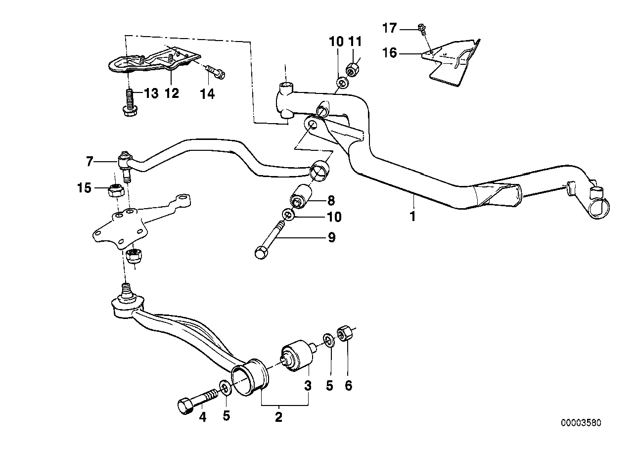 BMW 31 12 1 141 097 - Yolun idarəedici qolu furqanavto.az