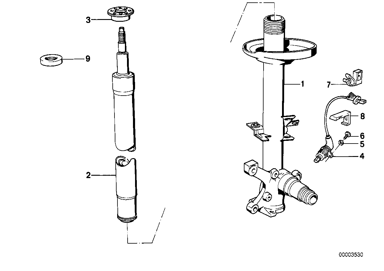 BMW 31 32 1 092 283 - Amortizator furqanavto.az