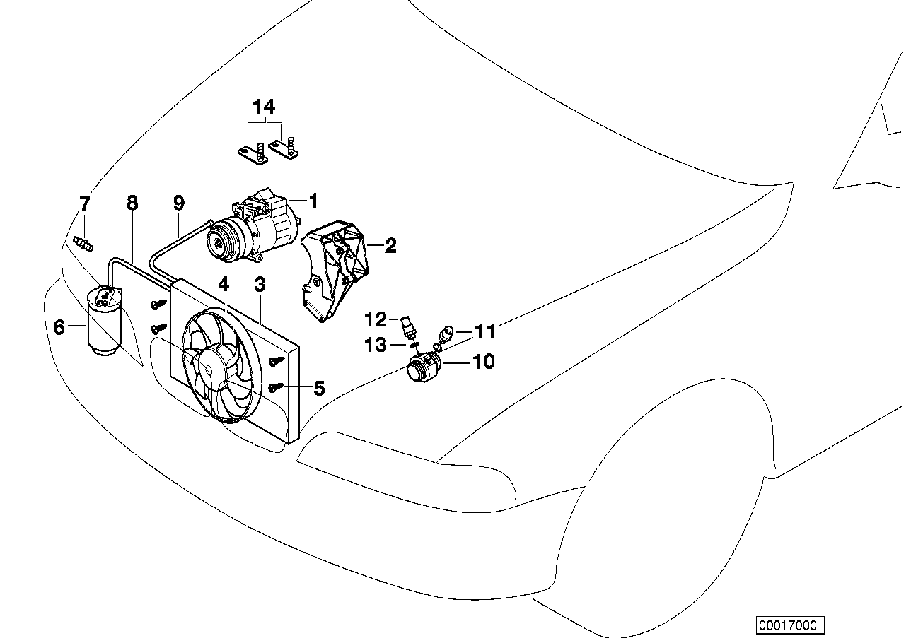 Alpina 64538373004 - Kondenser, kondisioner furqanavto.az