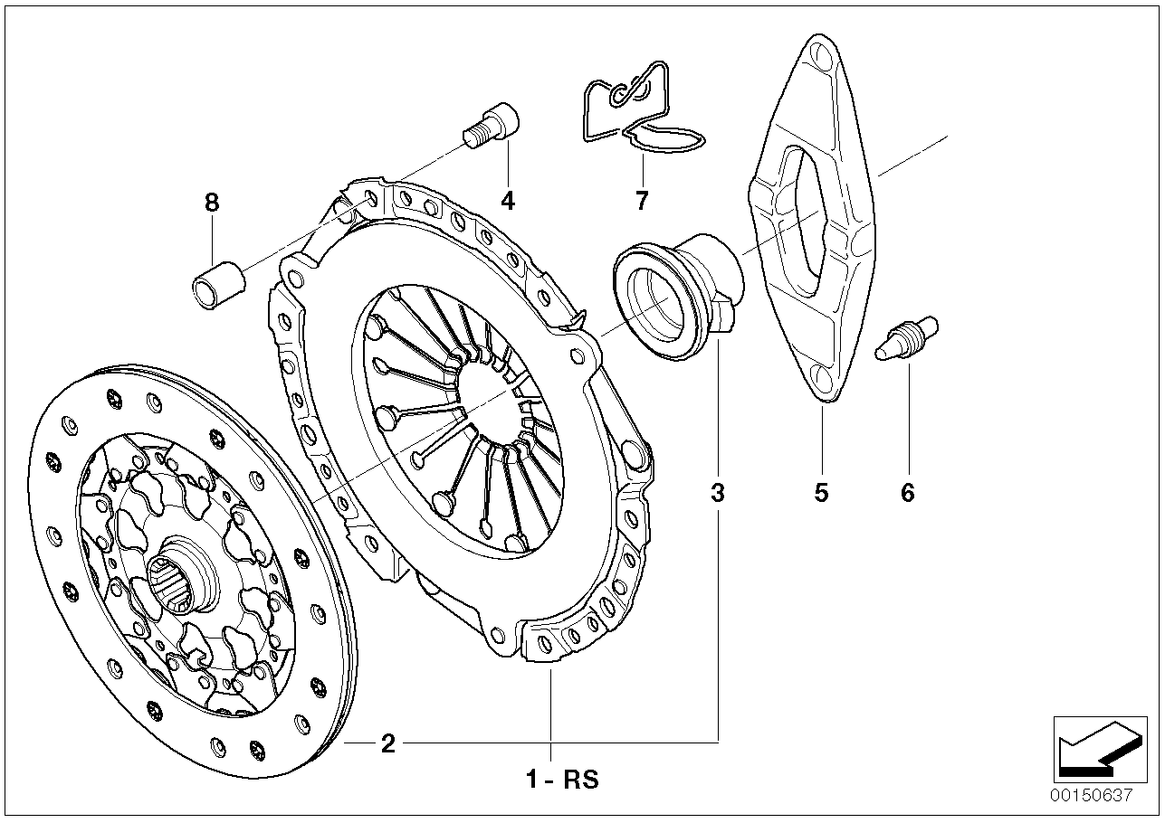 BMW 21 21 1 223 101 - Debriyaj dəsti furqanavto.az