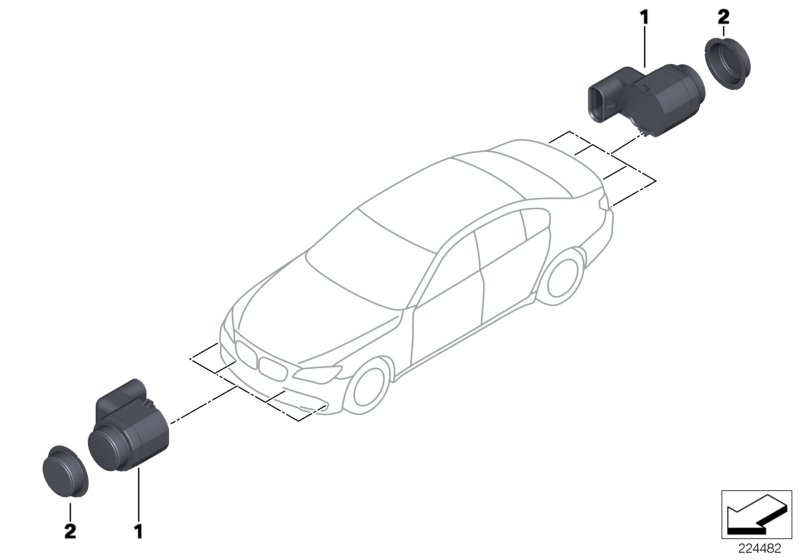 BMW 66 20 9 270 050 - Sensor, parkinq köməkçisi furqanavto.az