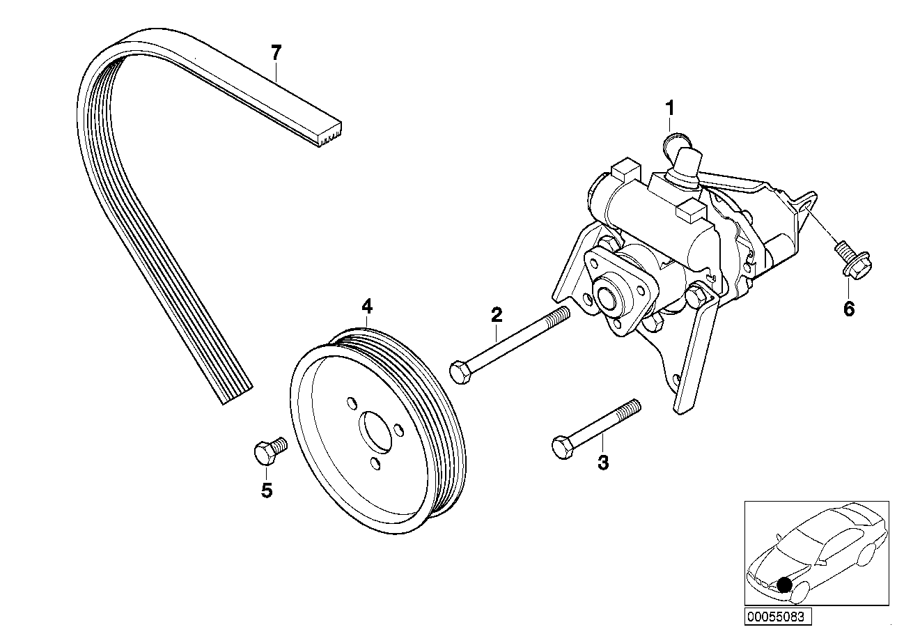 BMW 32 41 6 756 582 - Hidravlik nasos, sükan sistemi furqanavto.az