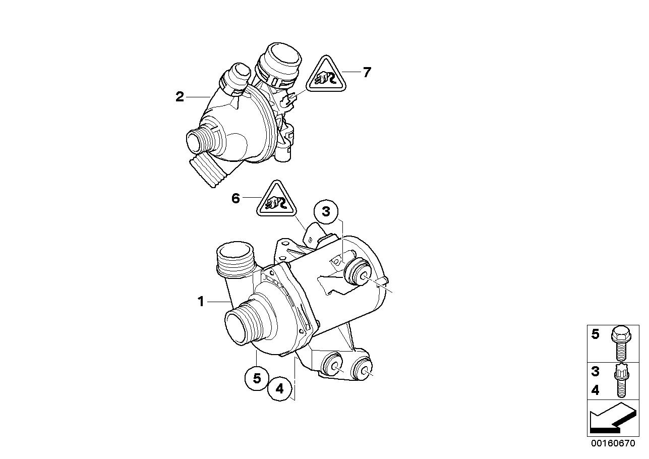 Mini 11 51 7 586 929 - Coolant pump, electrical furqanavto.az